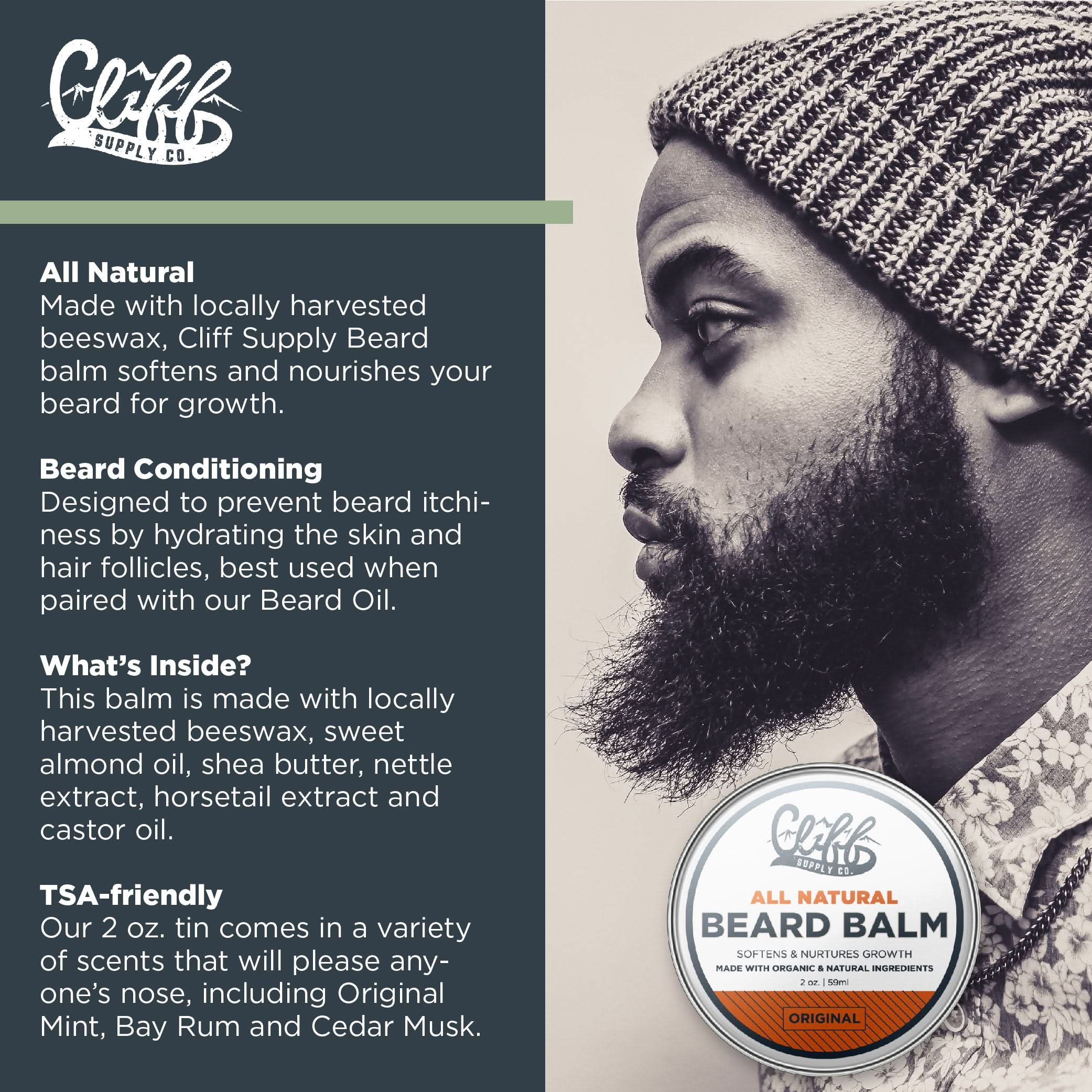 Beard Balm  Puck - Original Scent - My American Goods