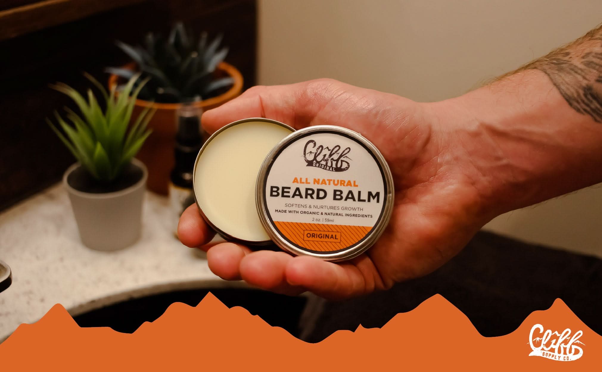 Beard Balm  Puck - Original Scent - My American Goods