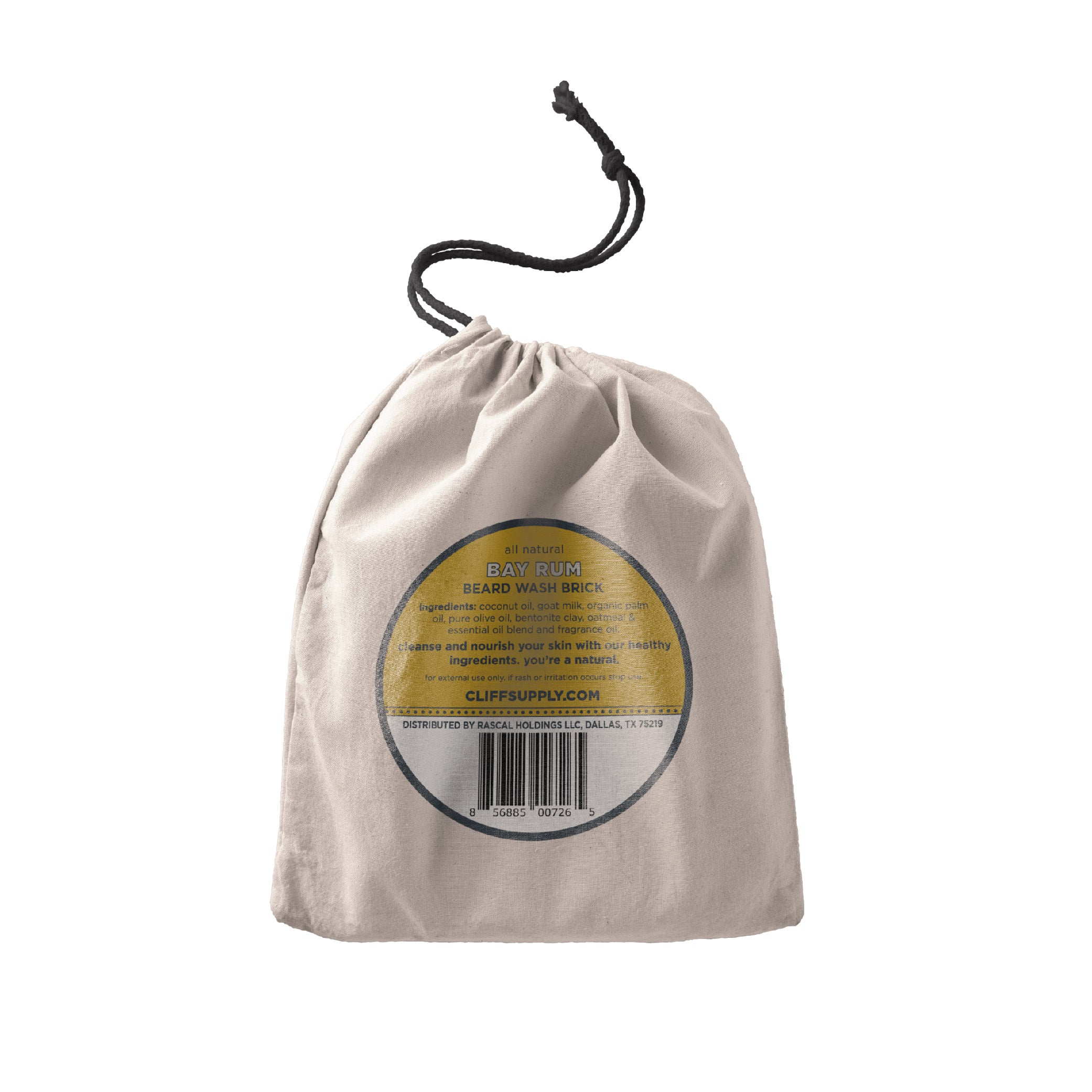 Beard Wash Brick - Bay Rum by Cliff Supply - My American Goods