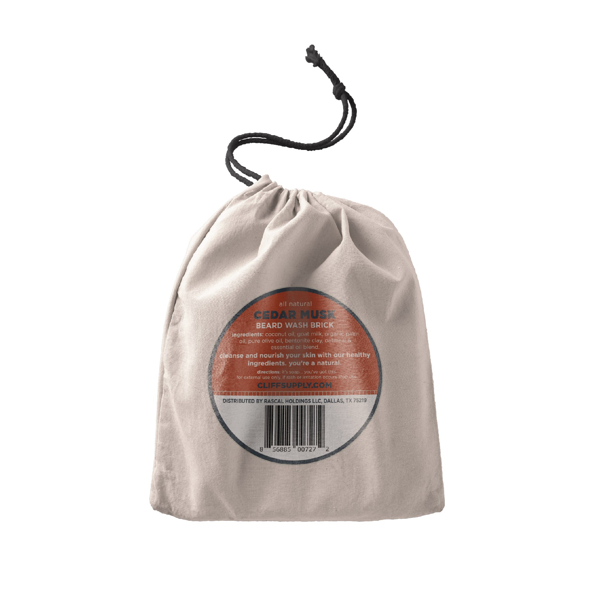 Beard Wash Brick - Cedar Musk by Cliff Supply - My American Goods