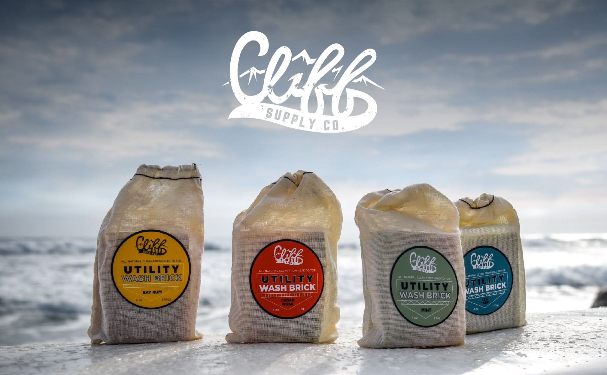 Beard Wash Brick - Mint - My American Goods