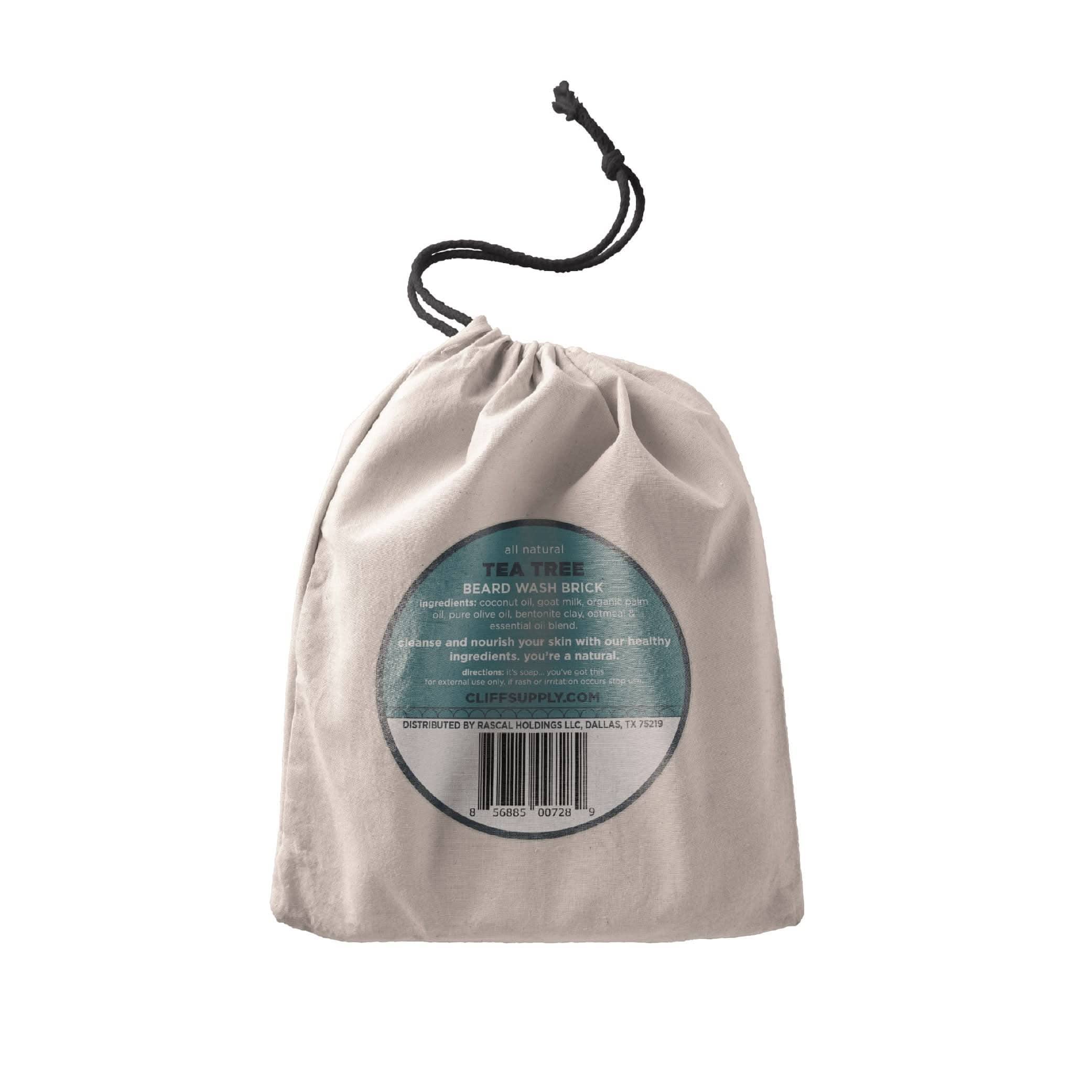 Cliff Supply Beard Wash Brick 00856885007289 Beard Wash Brick - Tea Tree