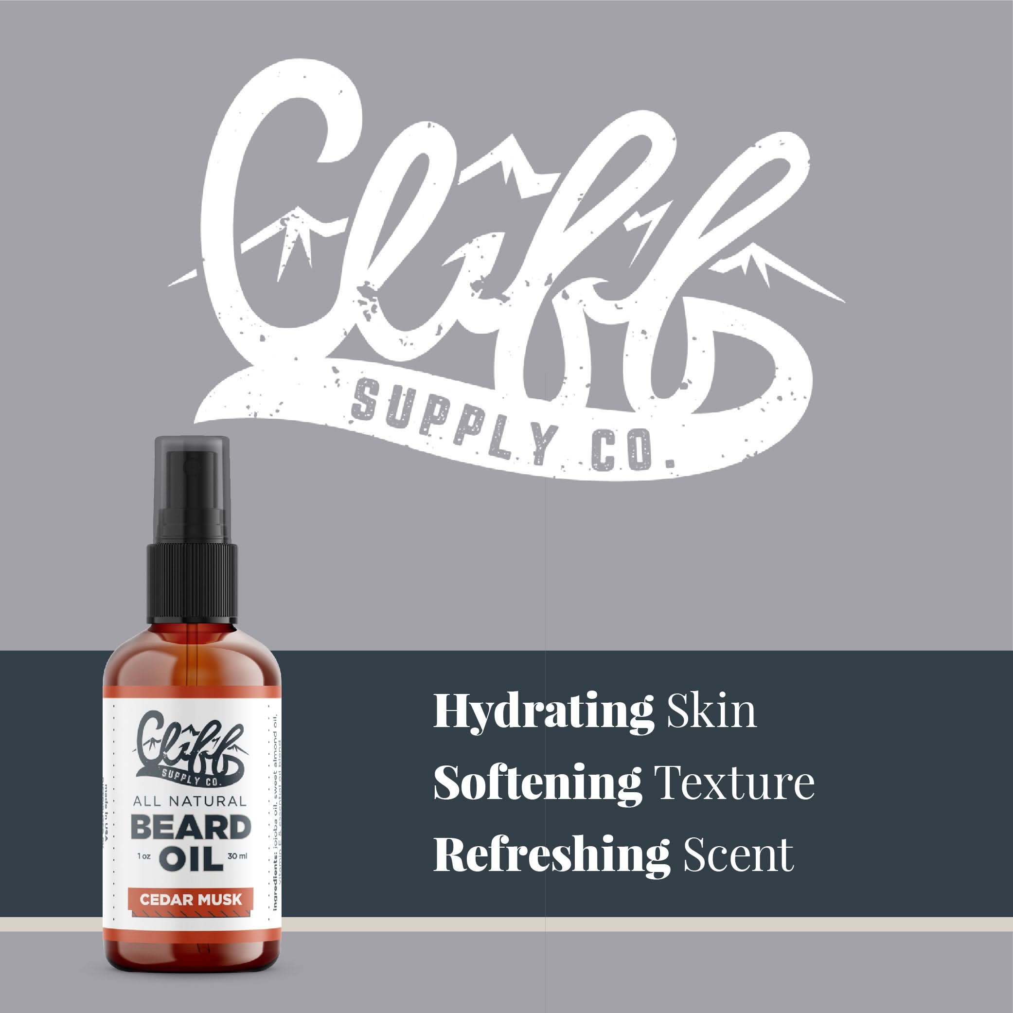 Beard Oil - Cedar Musk - My American Goods