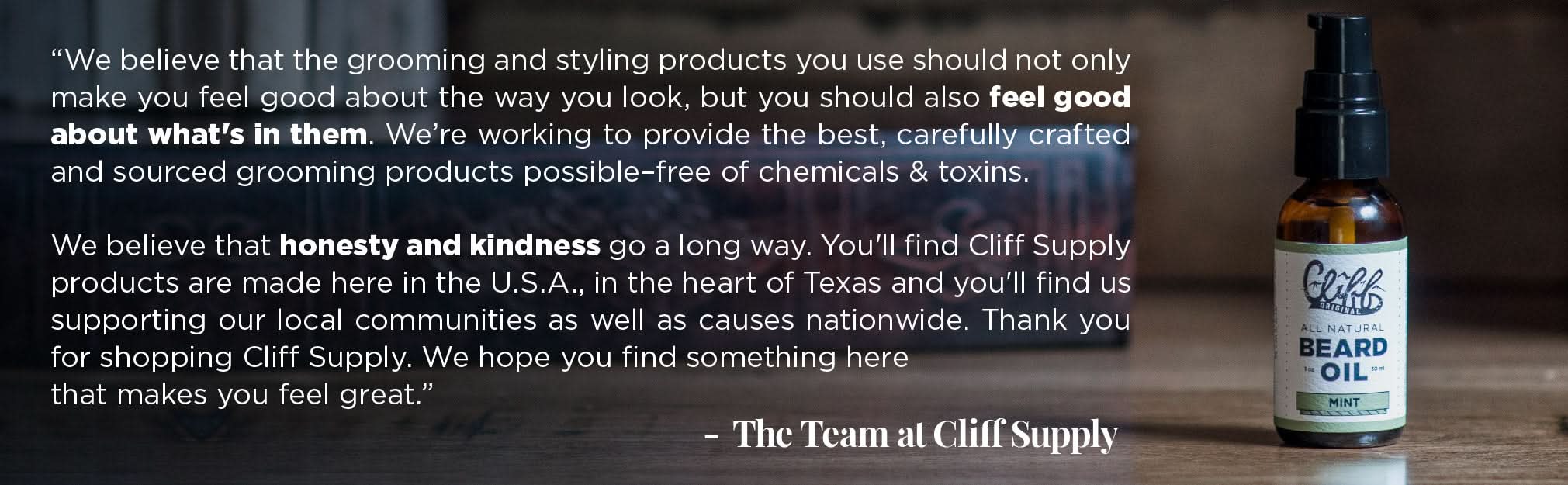 Cliff Supply Beard Oil Beard Oil - Mint