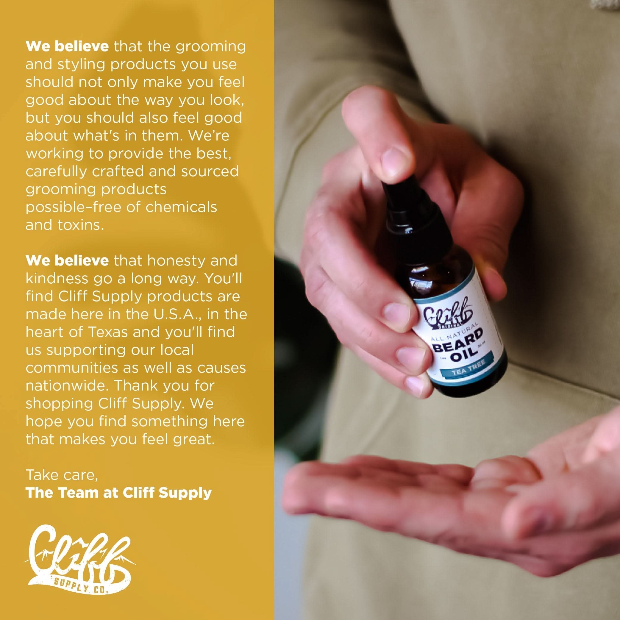 Beard Oil - Tea Tree - My American Goods