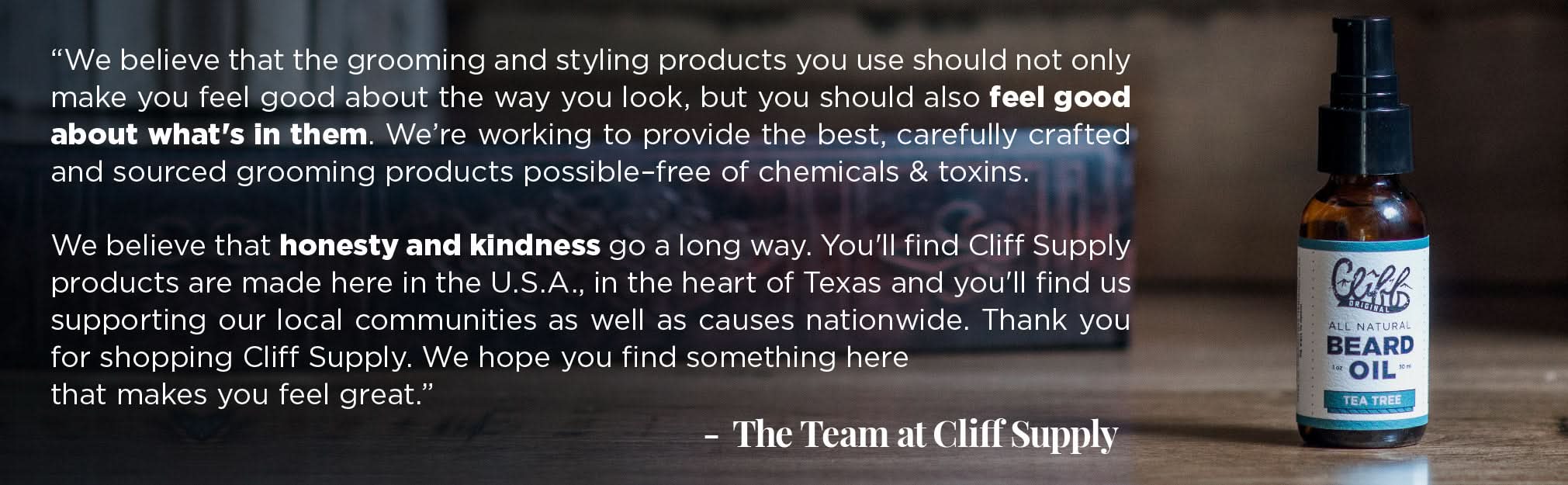 Cliff Supply Beard Oil Beard Oil - Tea Tree