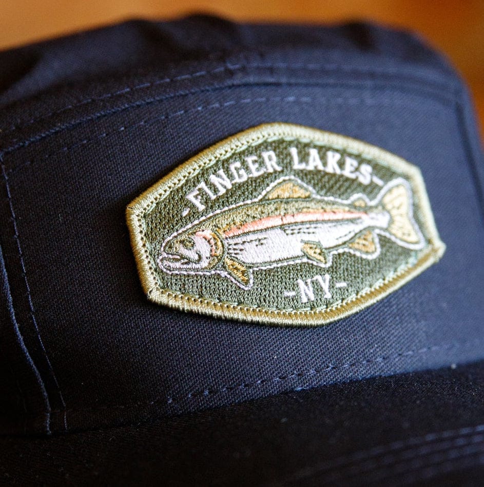 The Local Branch Hat Trout Camp Hat - Embroidered Patch - USA Made
