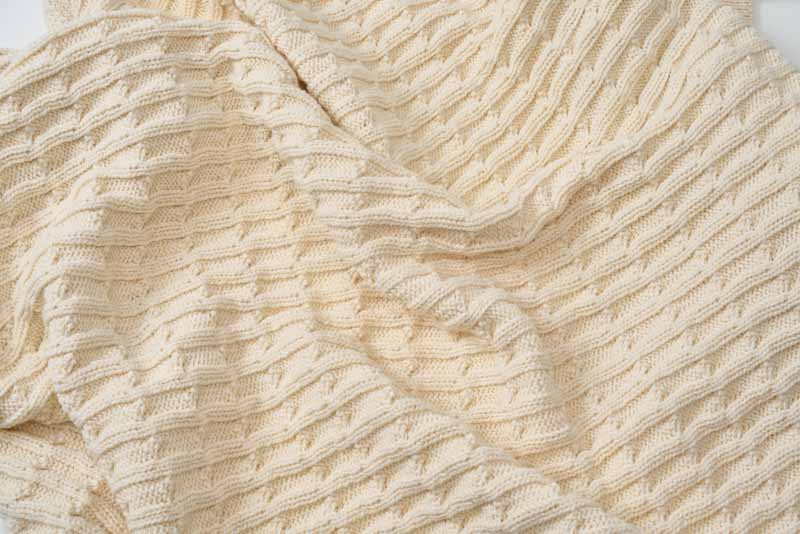Cotton Knitted Baby Blanket - My American Goods