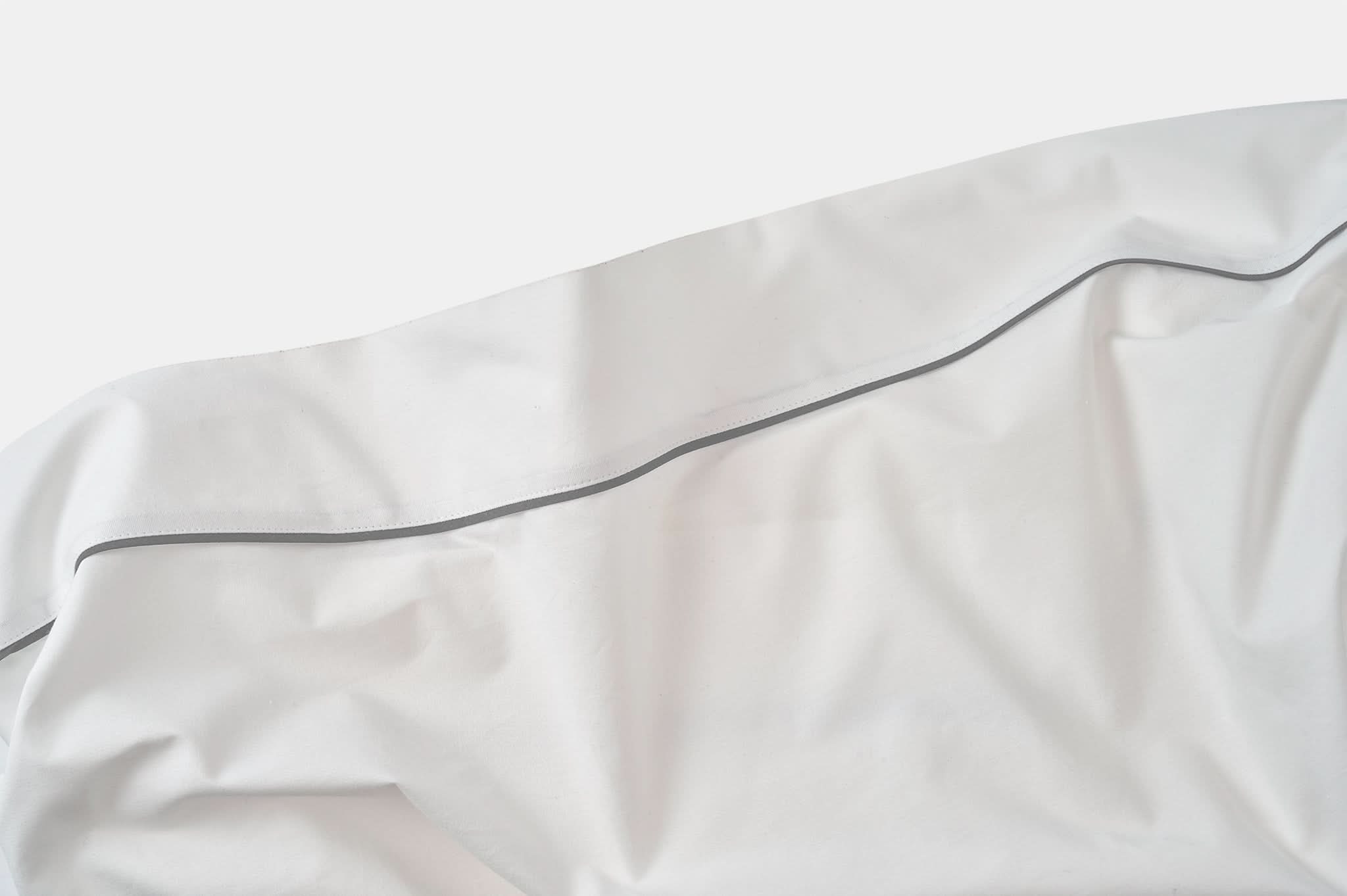 Cotton Piping Design Bed Sheet Set - My American Goods