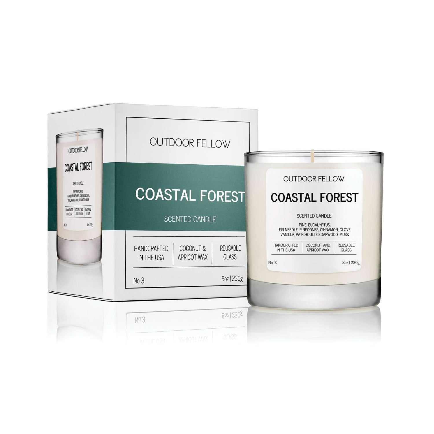 Coastal Forest Scented Candle - My American Goods
