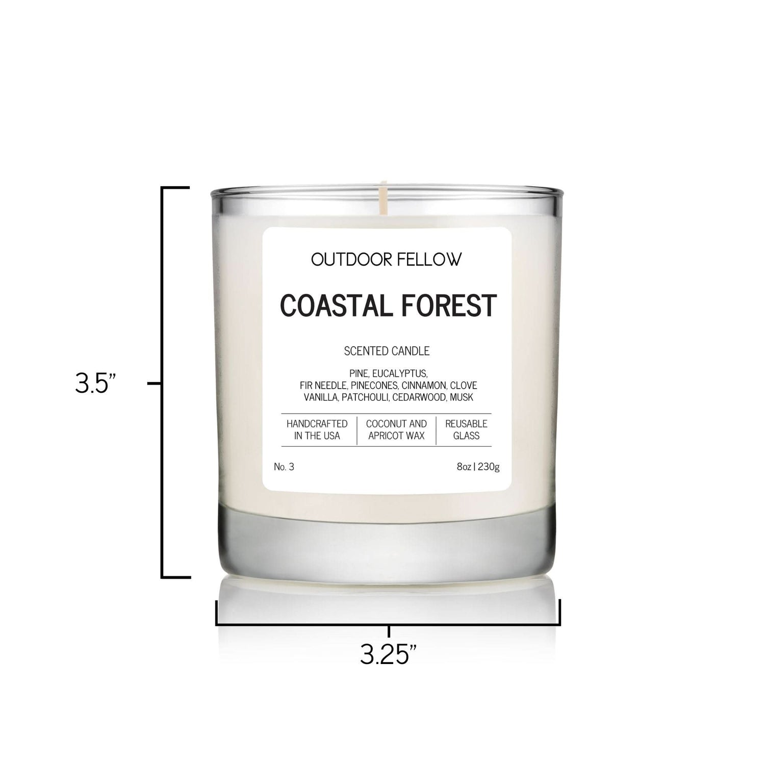 Coastal Forest Scented Candle - My American Goods
