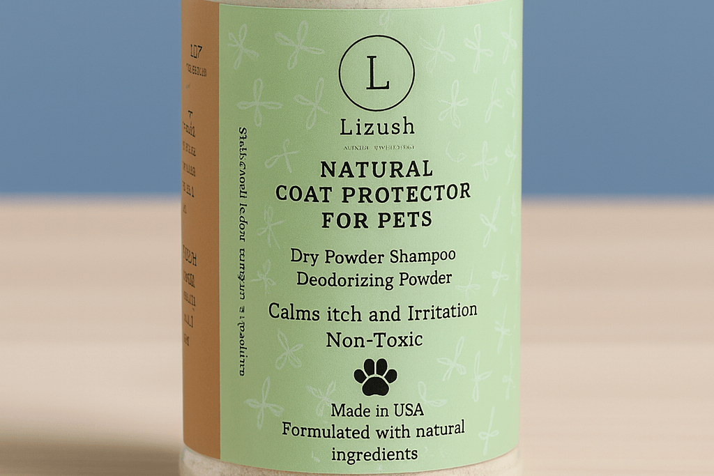 Lizush Health & Beauty Natural Coat Protector for PETS - Powder