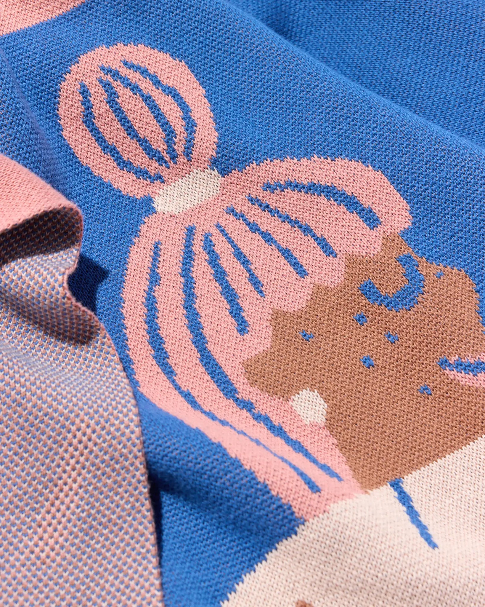 Biquette Throw Blanket Cocktail Cat - Throw Blanket