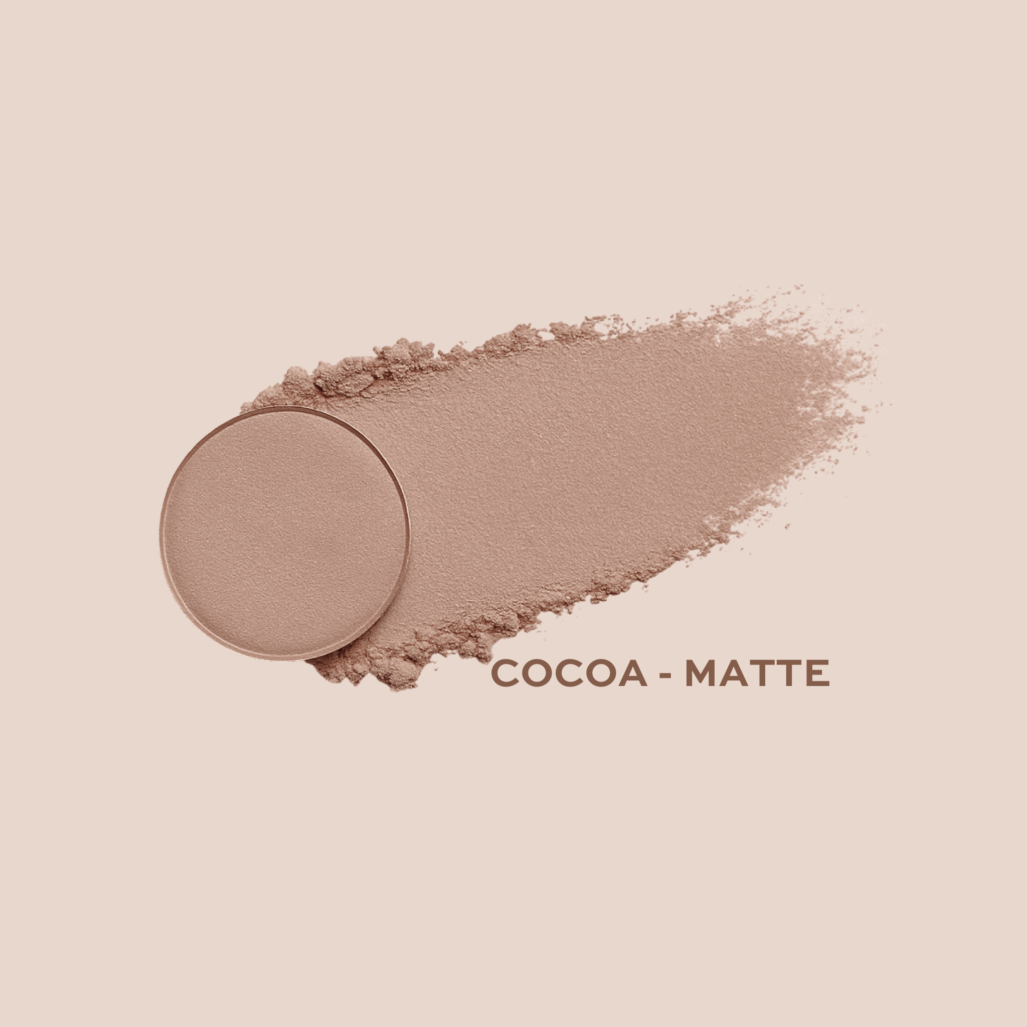 Taylor Made Organics eyeshadow cocoa Mineral Eyeshadow Single | talc-free