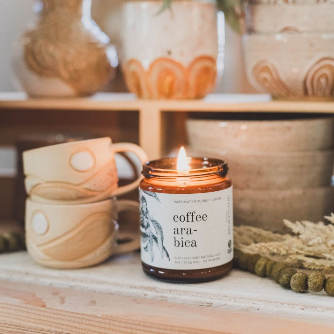 Coffee Arabica Soy Candle - My American Goods