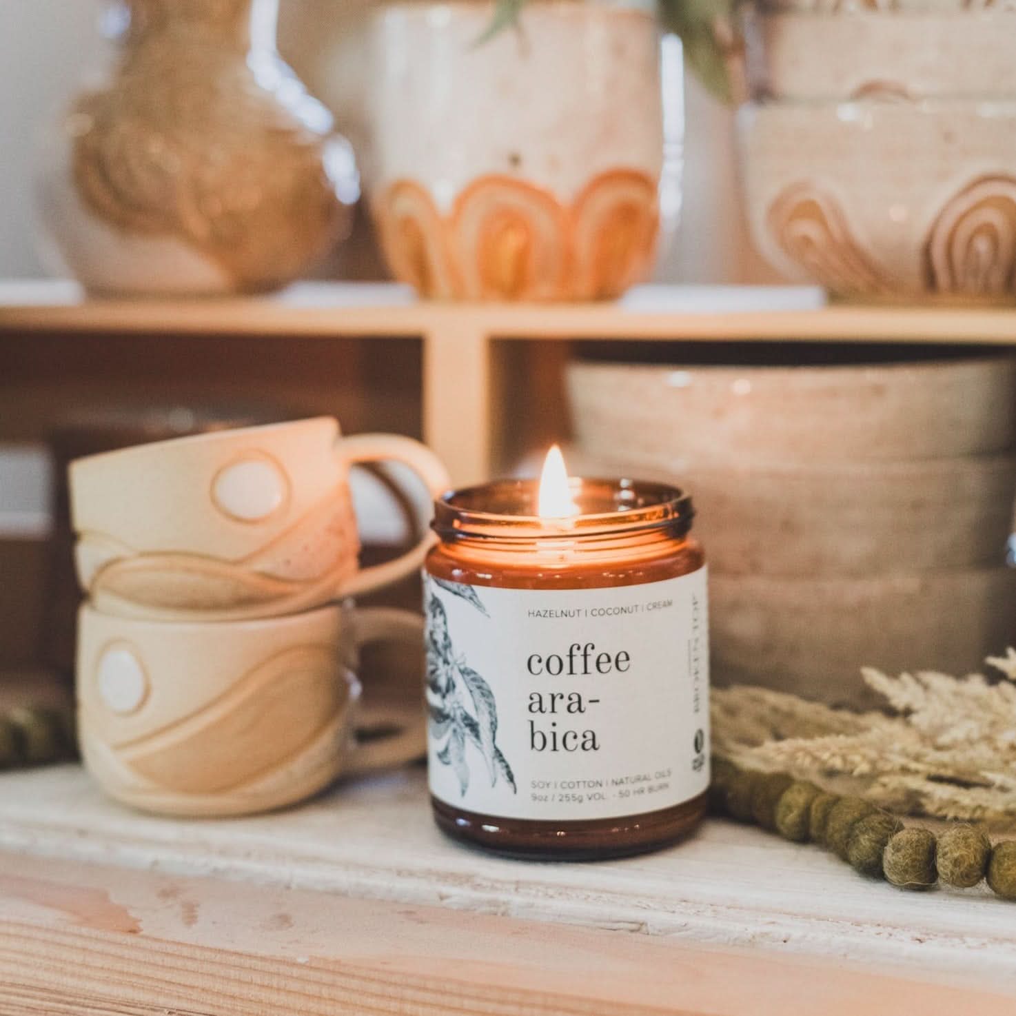 Coffee Arabica Soy Candle - My American Goods