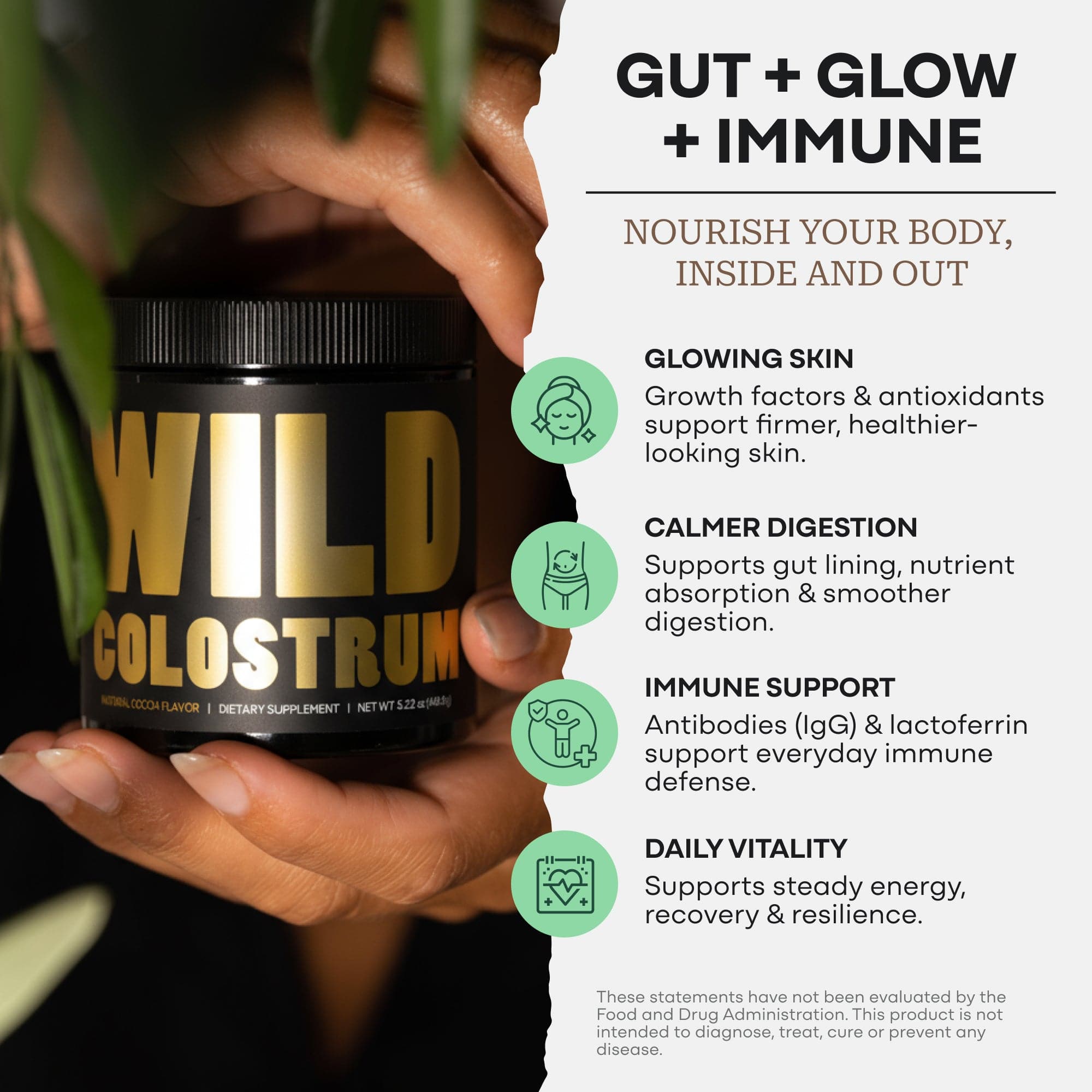 Wild Foods Protein Colostrum – Gut Health & Immunity Boost
