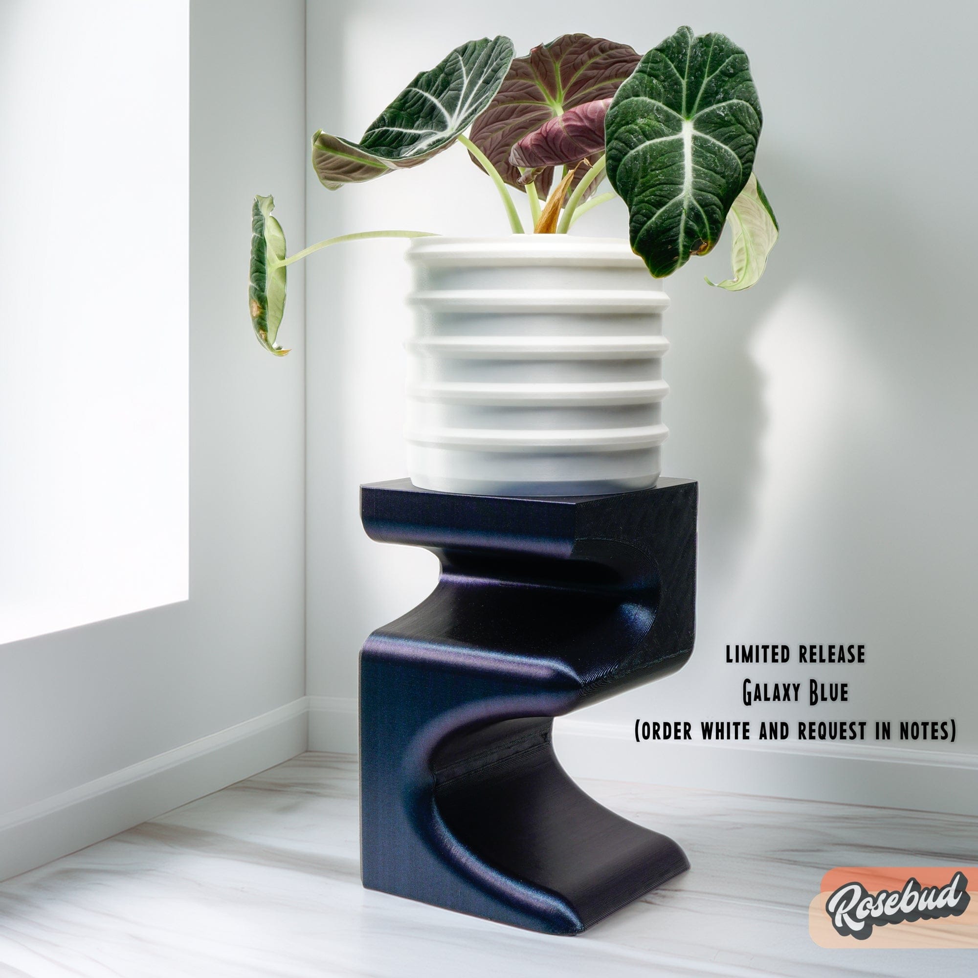 Rosebud HomeGoods plant stand Plant Stand for Indoor Plant Pots - Perfect for House Plants and Plant Lovers, Gift for Plant Lover, Art Deco Planter Stands, Contour