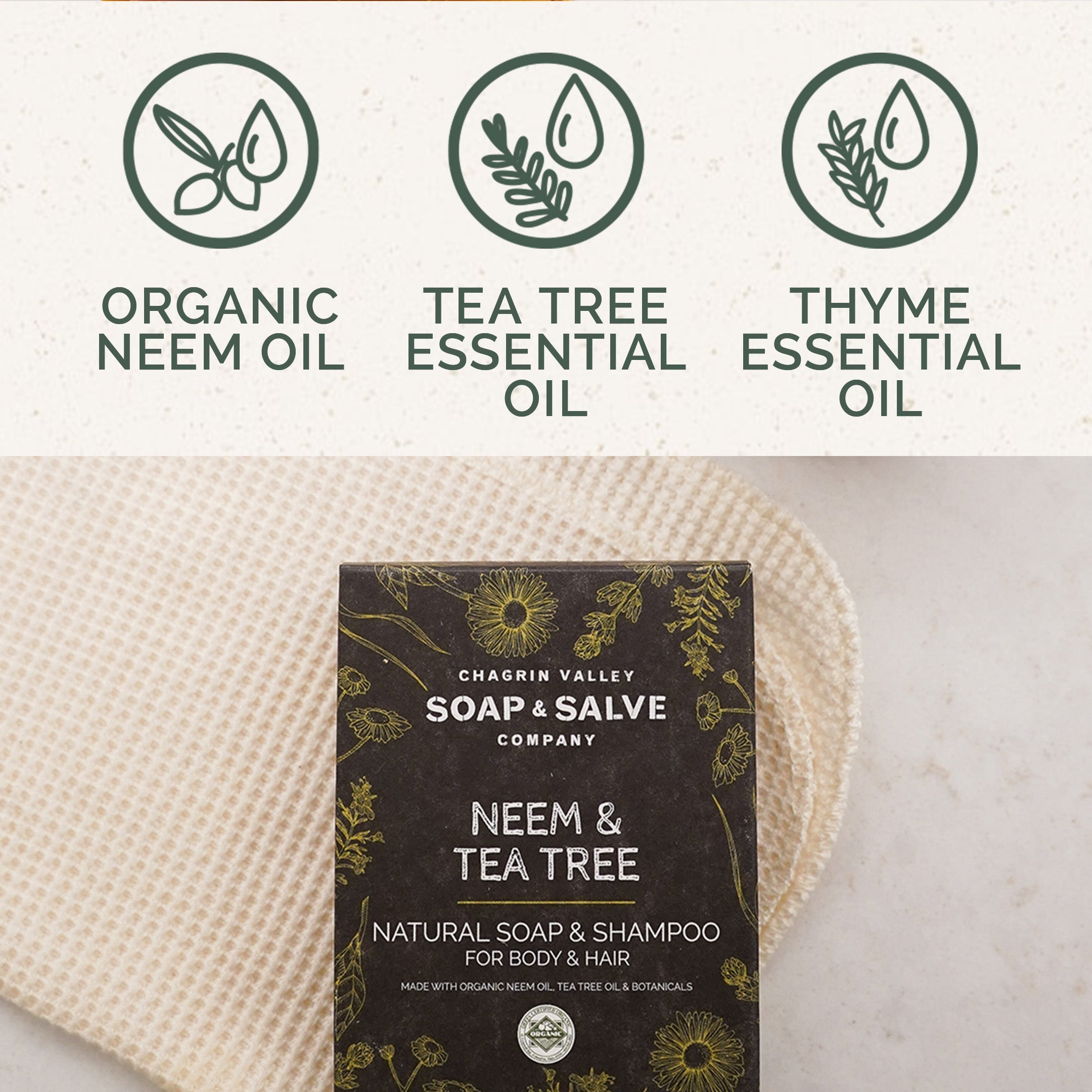 Neem & Tea Tree Body & Hair Shampoo