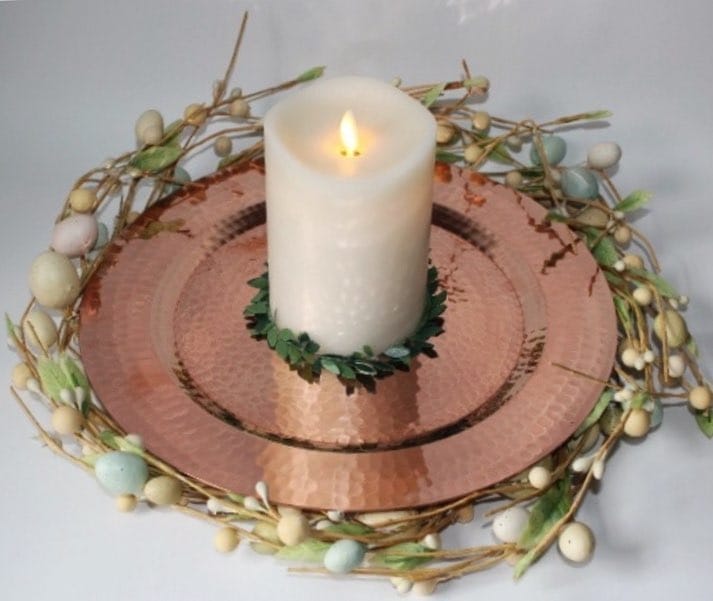 Sertodo Plates & Platters 14" Copper Thessaly Round Platter