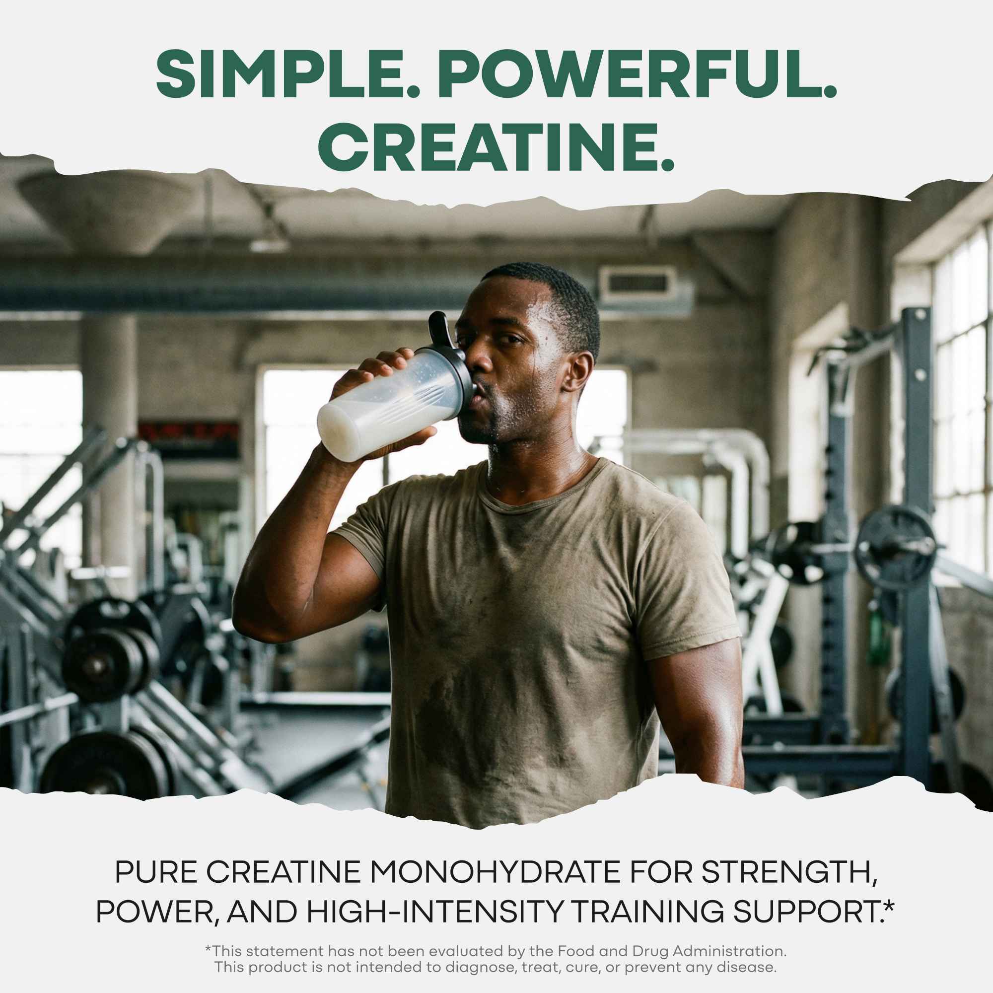 Wild Foods Mushrooms NEW! Wild Creatine Monohydrate, 20 Servings – 100% Pure