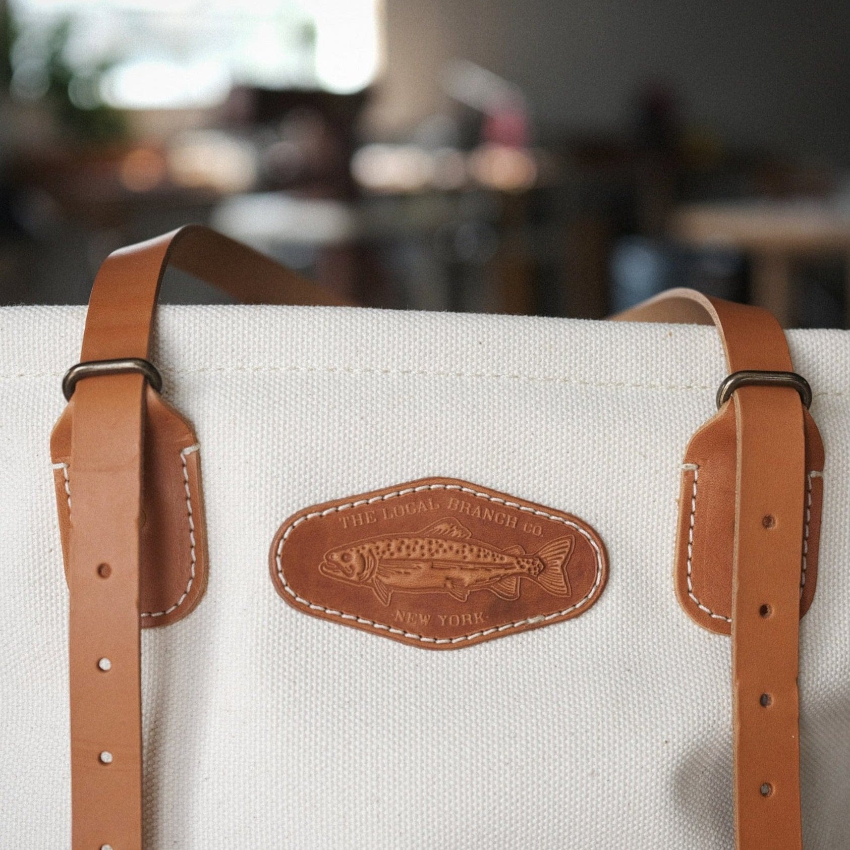 The Local Branch Canvas Crossroads Backpack Tote - USA Made