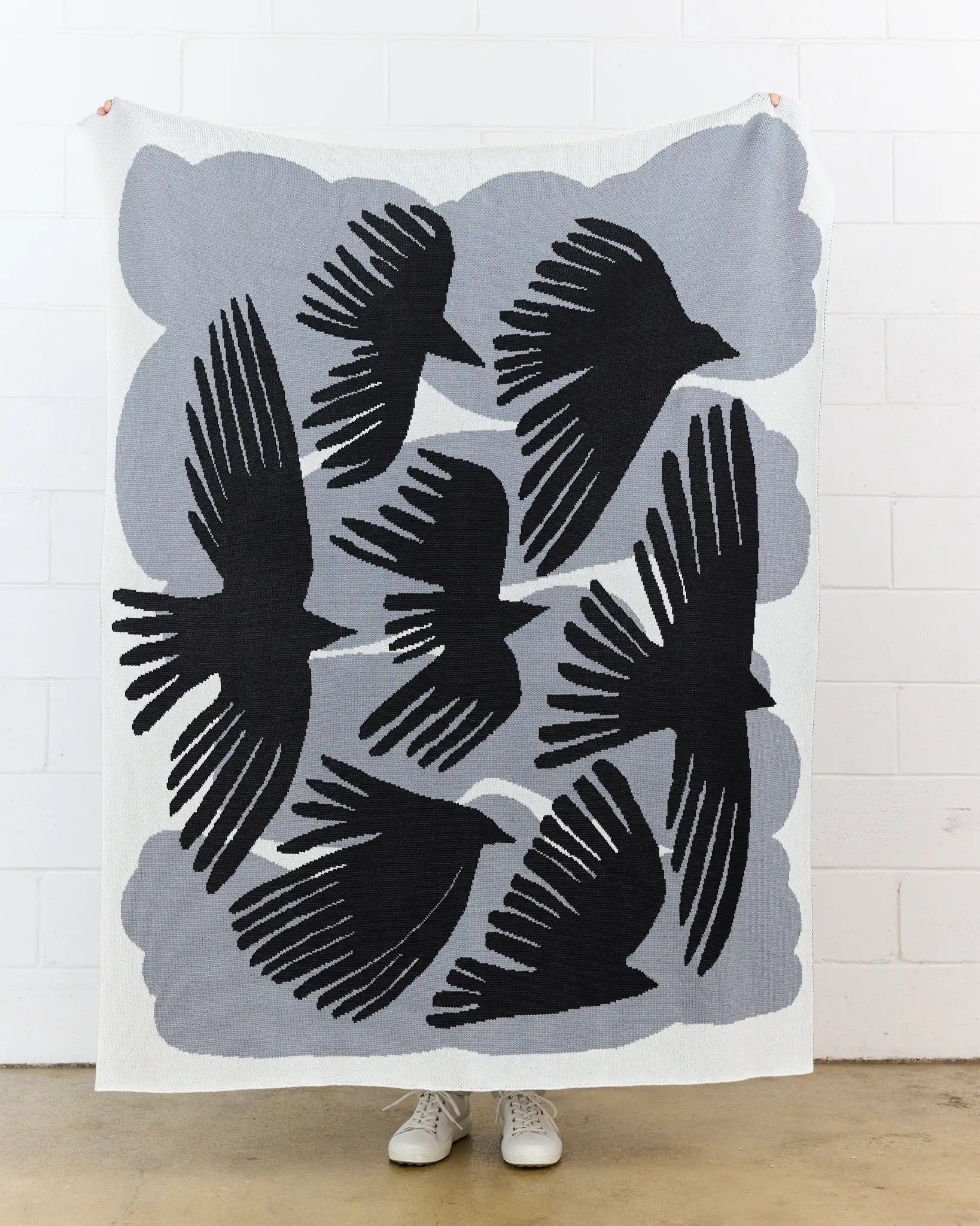 Crows - Throw Blanket