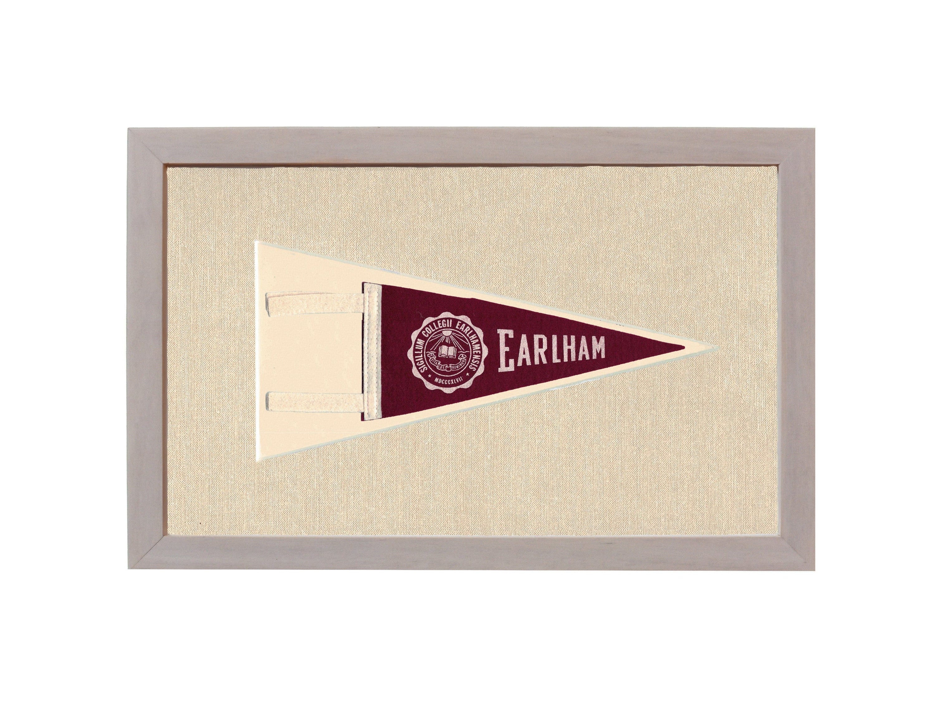 Americana Memories Vintage Pennants and Memorabilia Vintage Earlham College Pennant