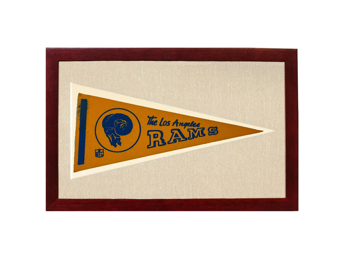 Americana Memories Vintage Pennants and Memorabilia Vintage Los Angeles Rams Pennant