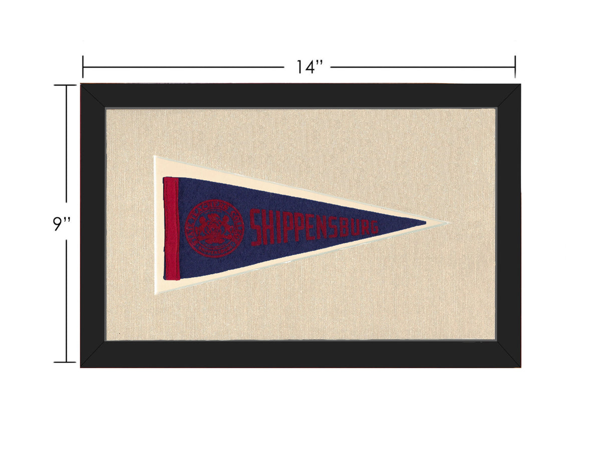 Vintage Shippensburg College Pennant