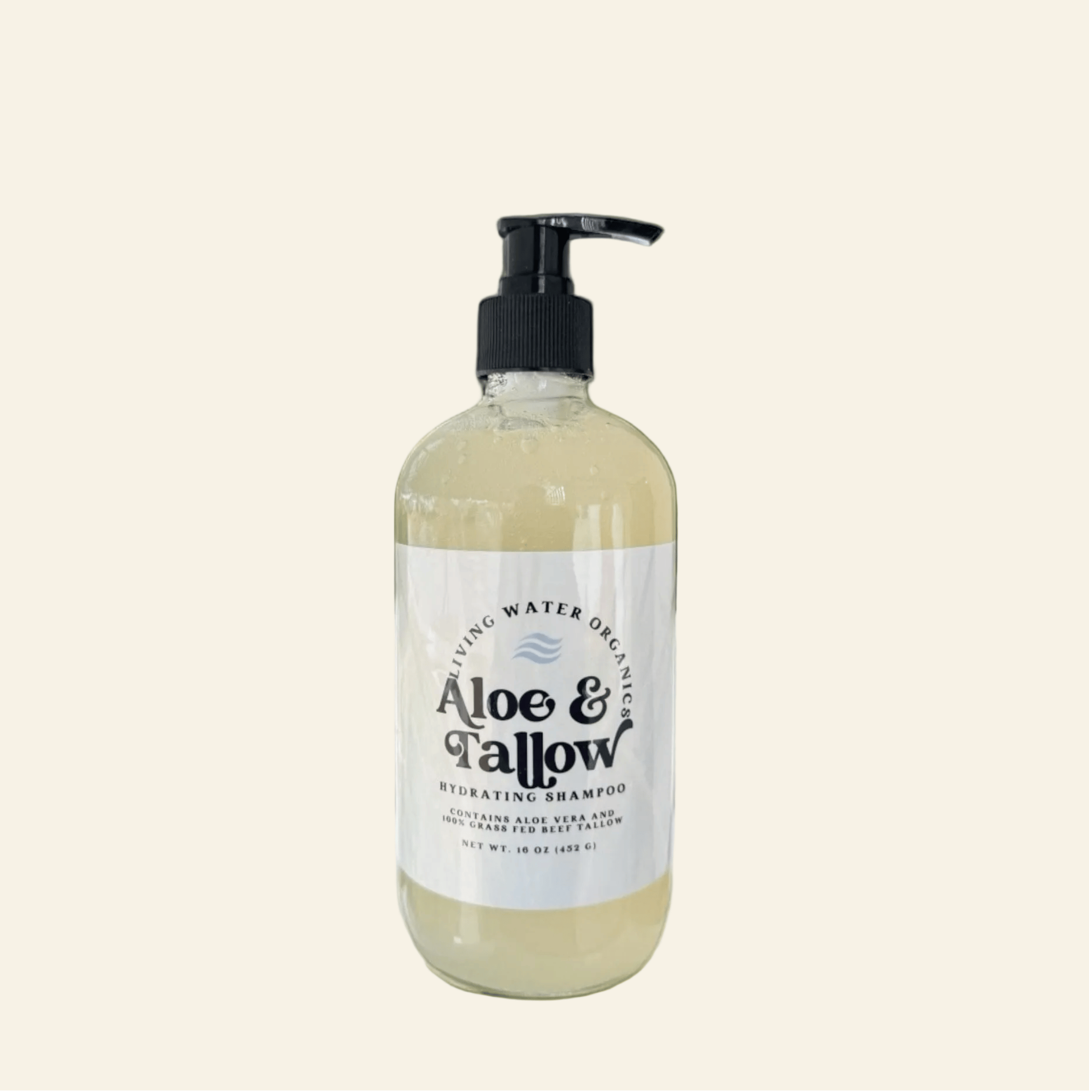 Living Water Organics Shampoo Aloe and Tallow Shampoo