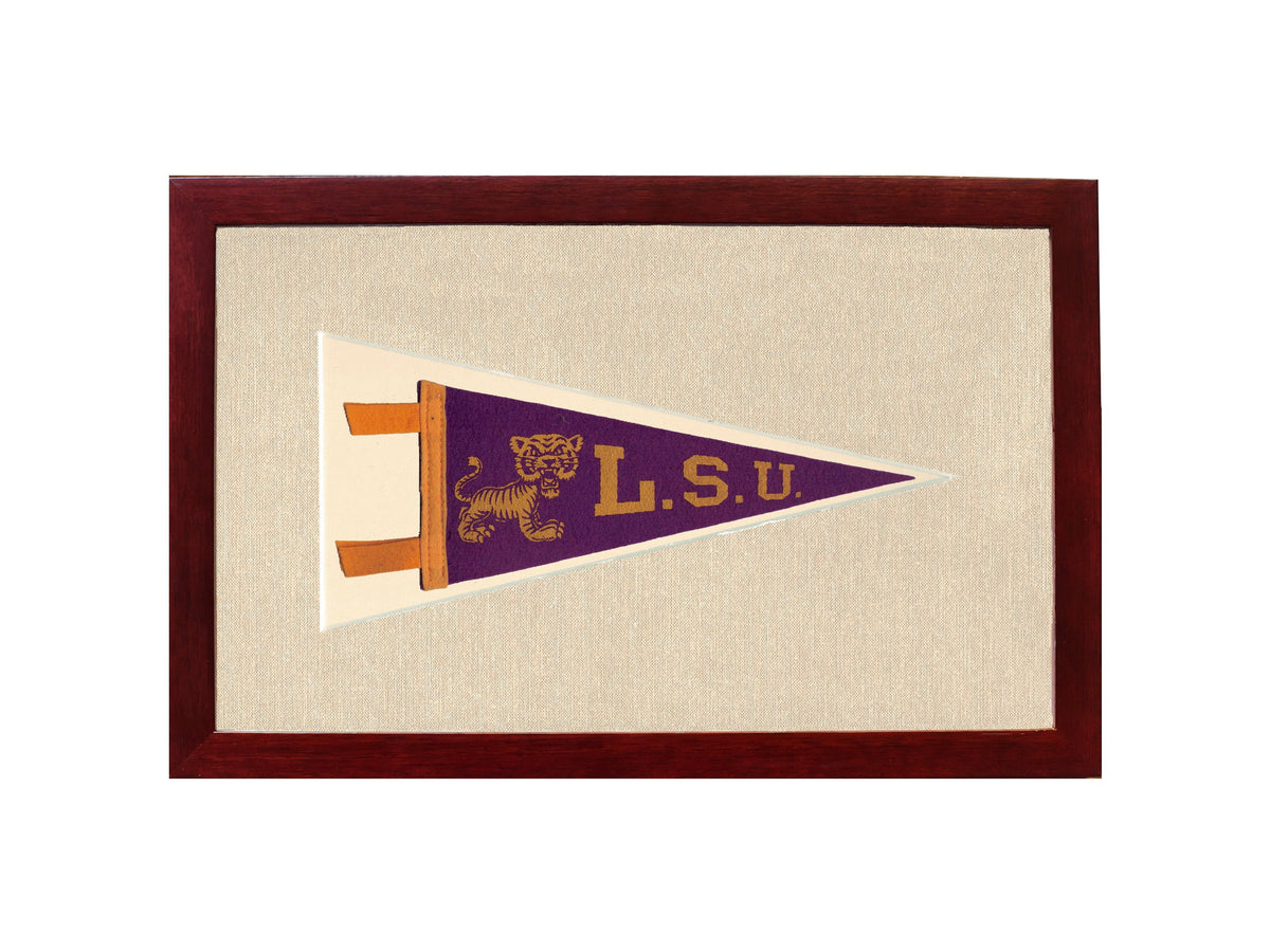 Vintage Louisiana State University Pennant