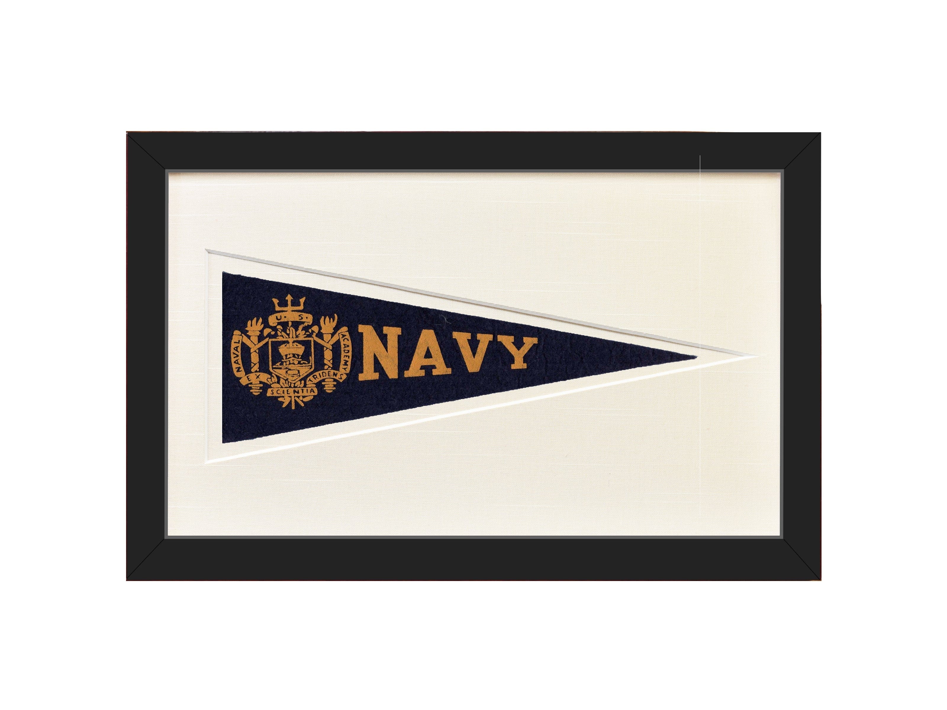 Vintage Navy Hormel Pennant - My American Goods