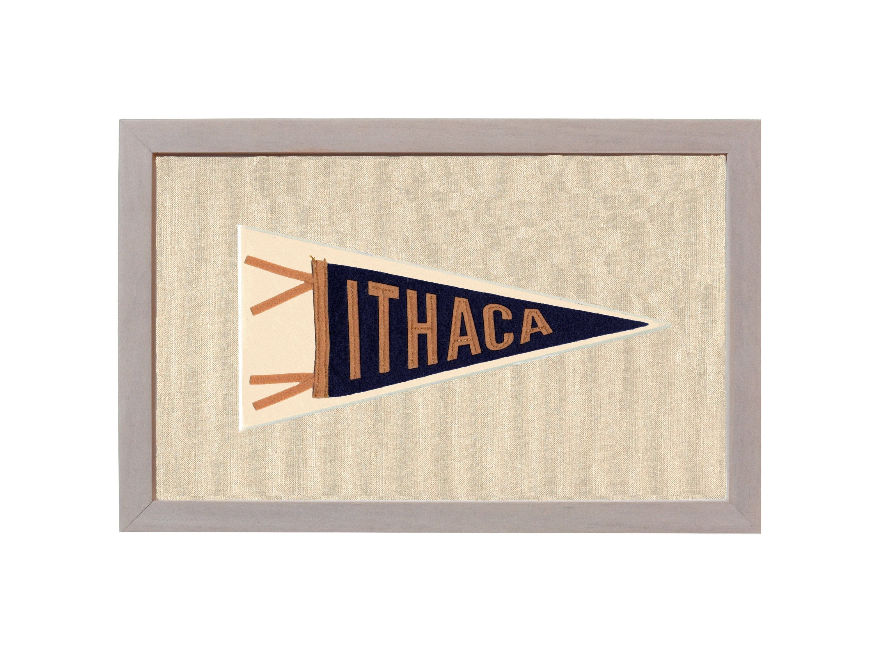 Americana Memories Vintage Pennants and Memorabilia Handmade Ithaca Pennant