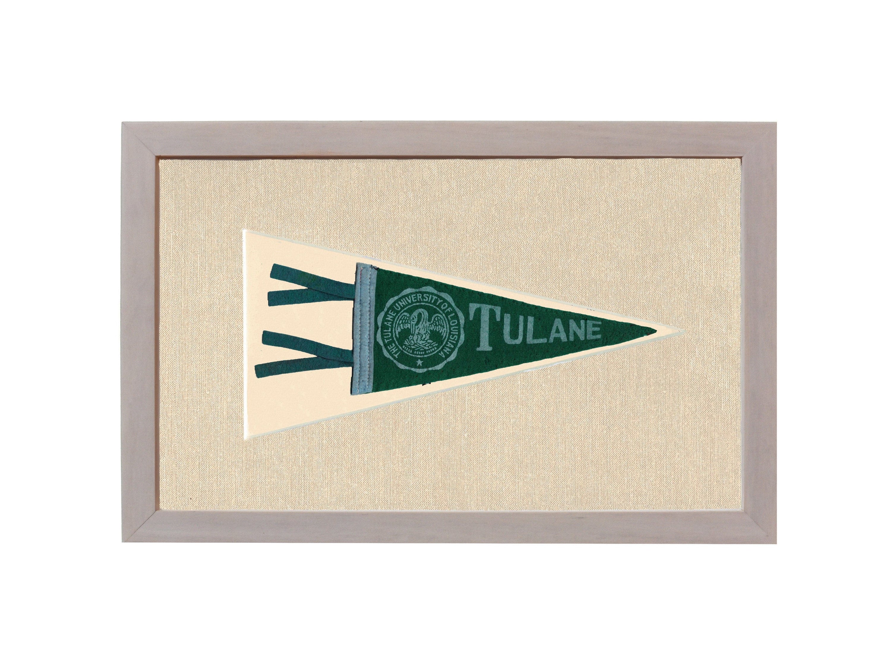 Americana Memories Vintage Pennants and Memorabilia Vintage University of Louisiana Pennant