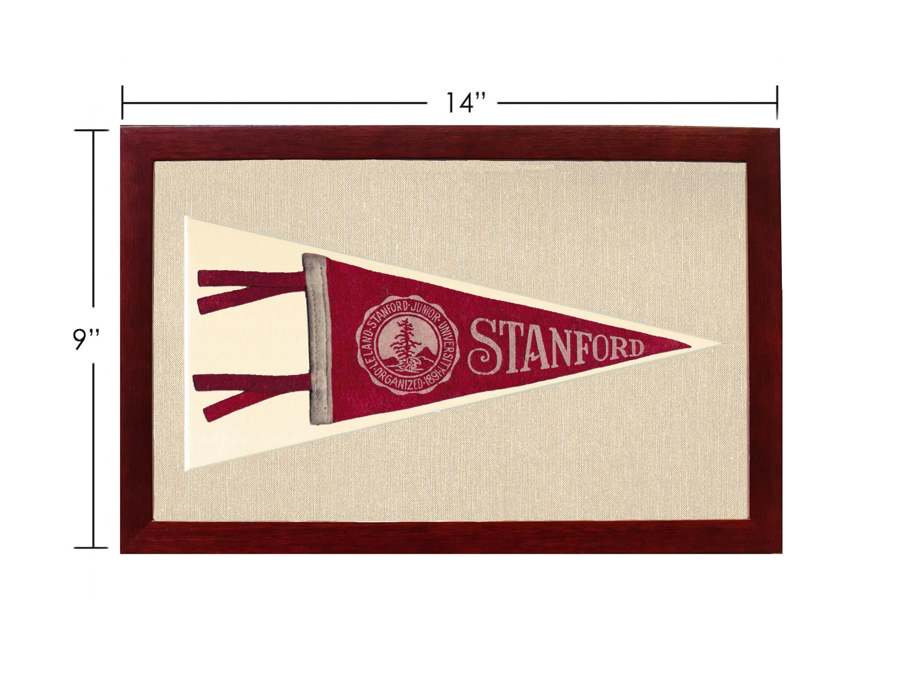 Vintage Stanford University Pennant