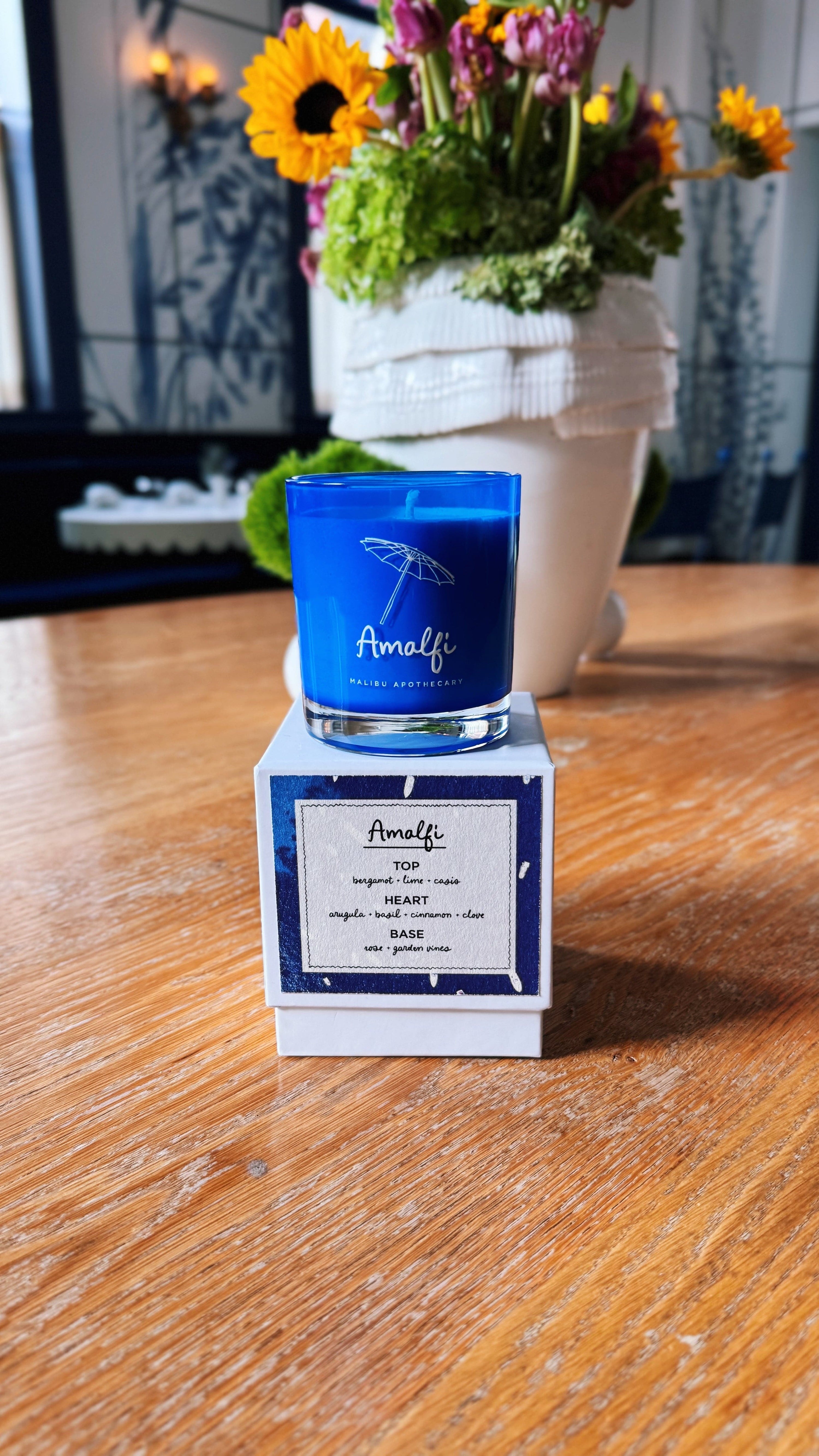 Malibu Apothecary Candle AMALFI • basil & arugula