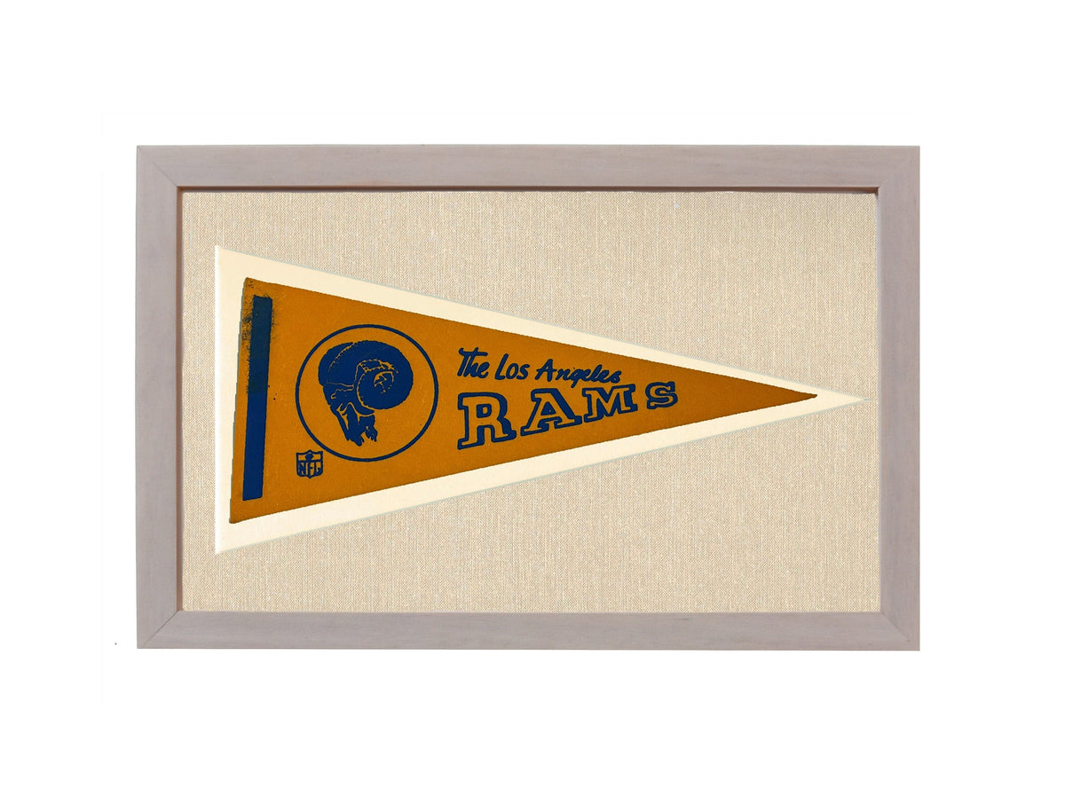 Americana Memories Vintage Pennants and Memorabilia Vintage Los Angeles Rams Pennant
