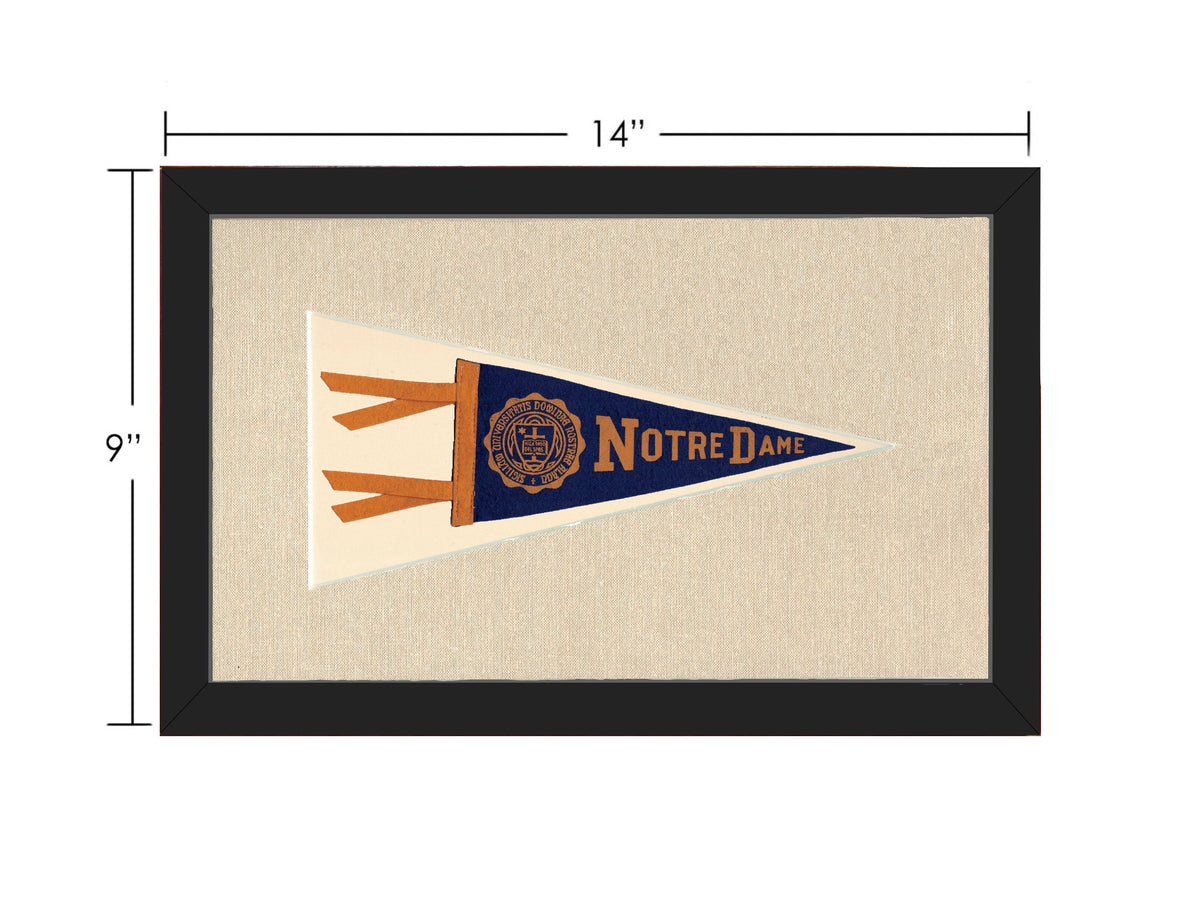 Vintage Notre Dame Pennant
