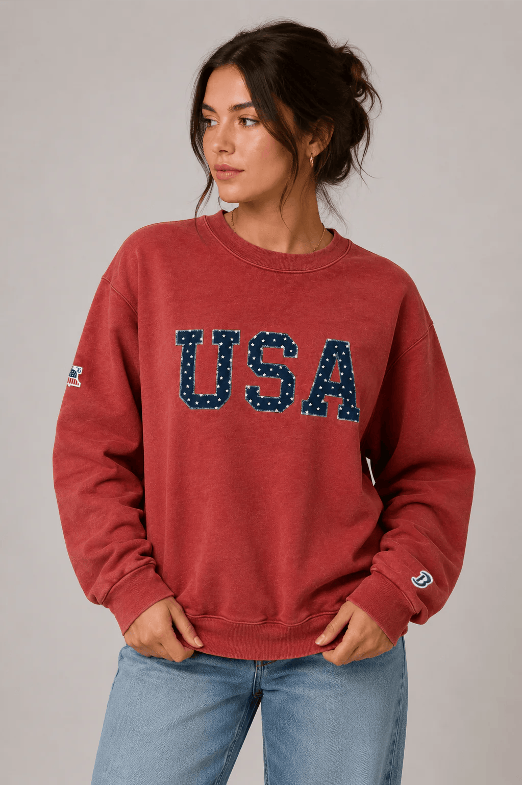 Boathouse unisex crew neck sweatshirt Boathouse USA Felt Crew