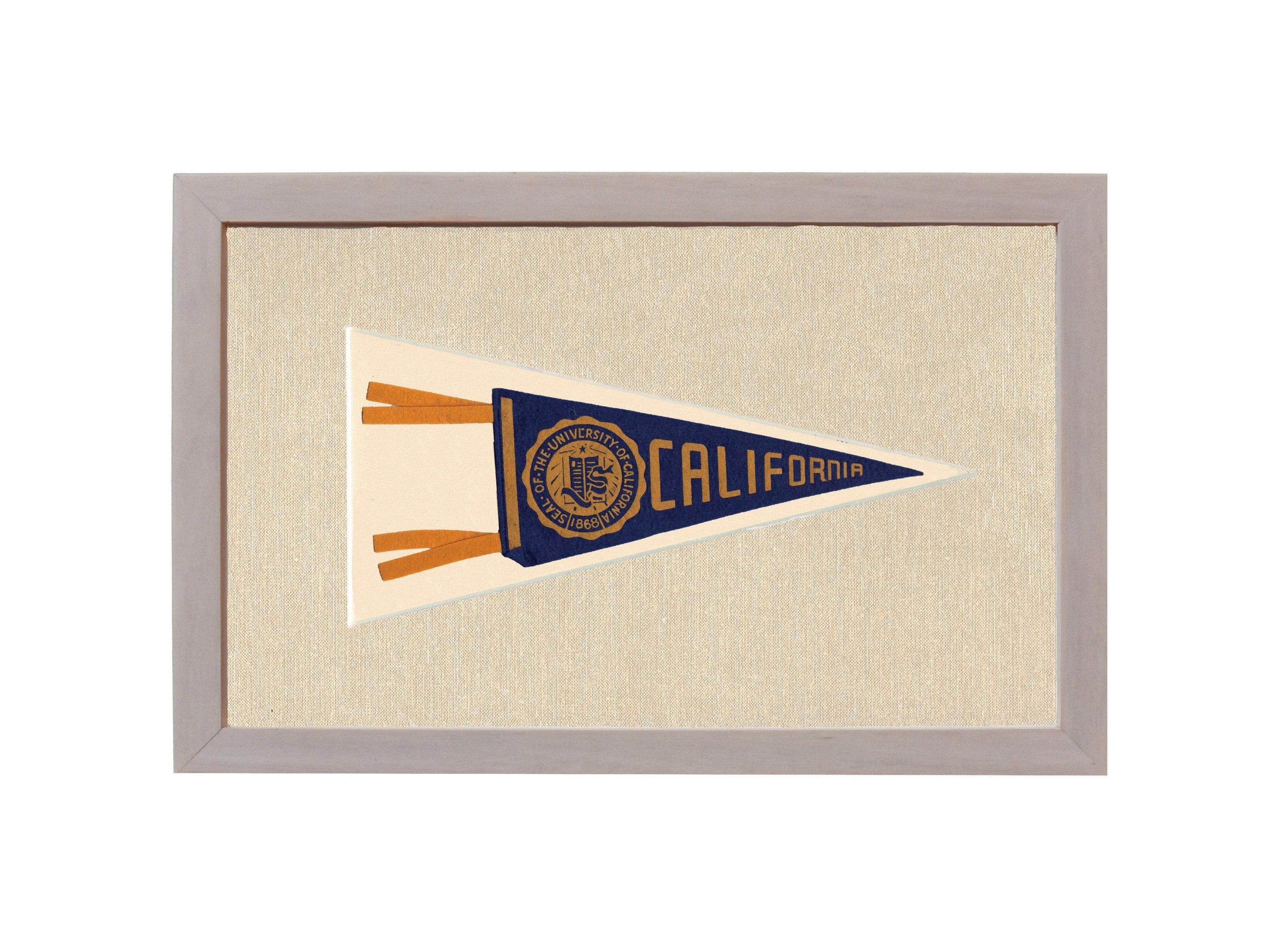 Americana Memories Vintage Pennants and Memorabilia Vintage University of California Pennant