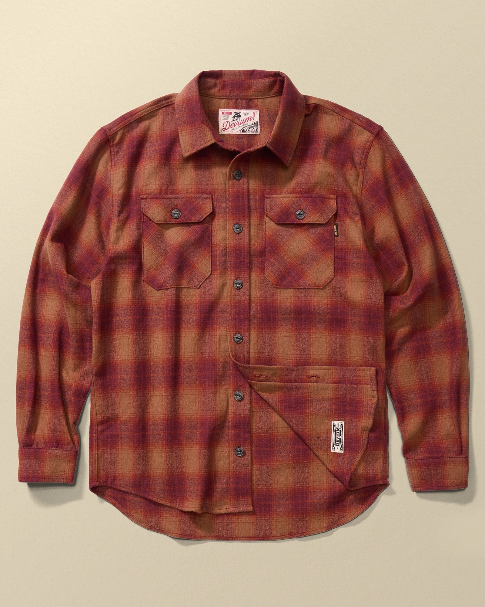 Boca Long Sleeve Flannel Shirt - My American Goods