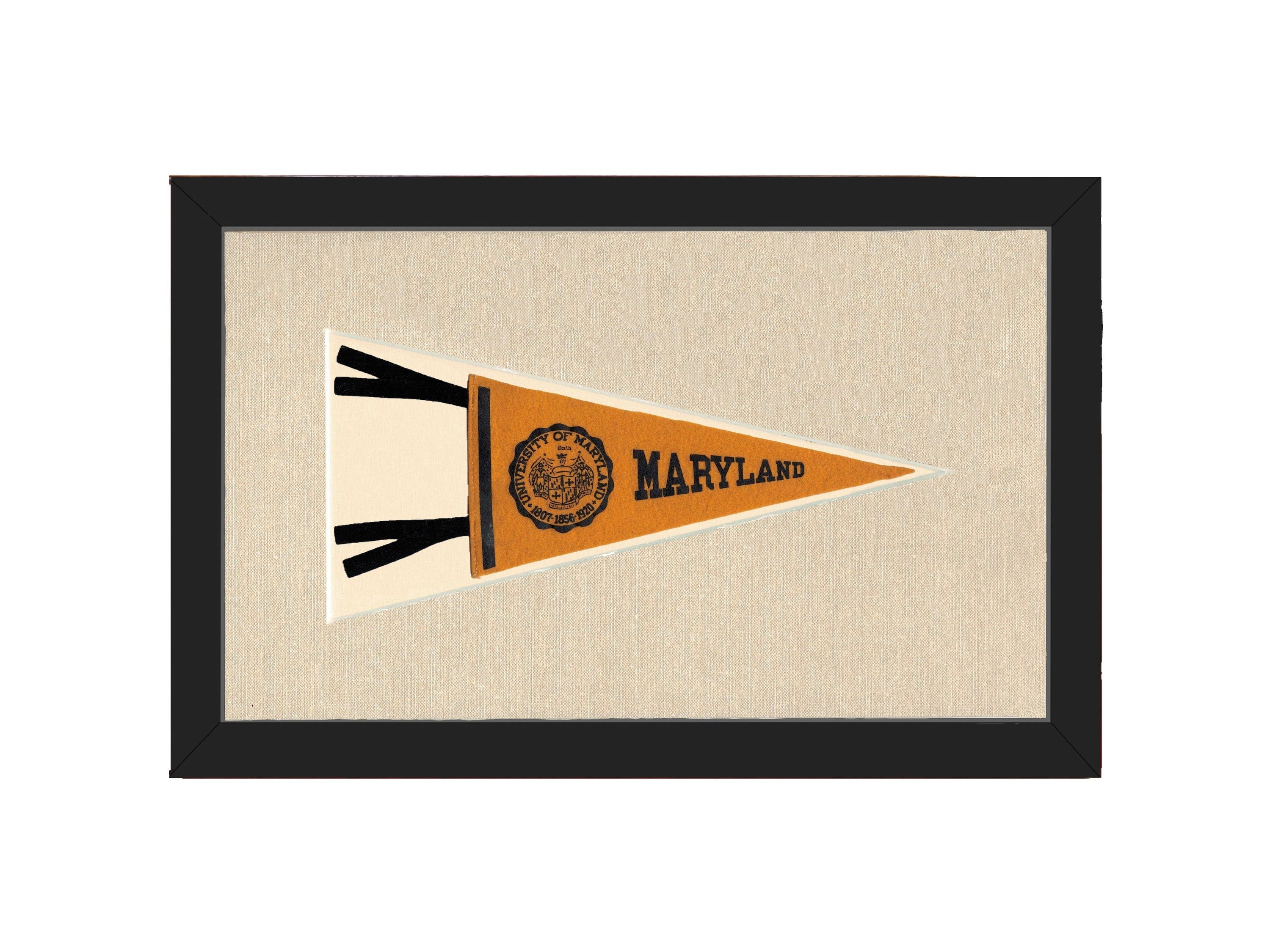 Americana Memories Vintage Pennants and Memorabilia Vintage University of Maryland Pennant