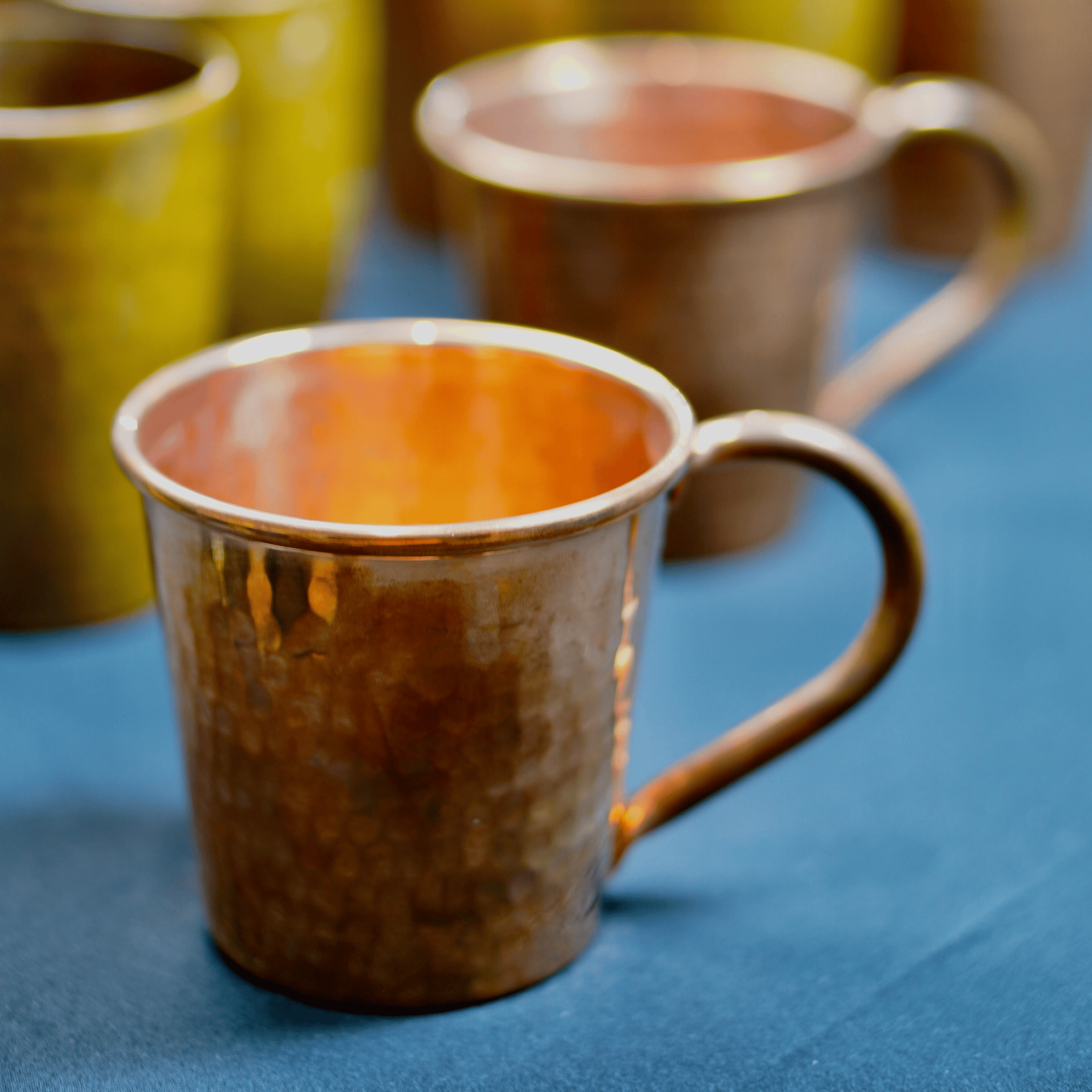 Sertodo Cups Solid Copper Mule Mug, Copper Handle, 12 oz