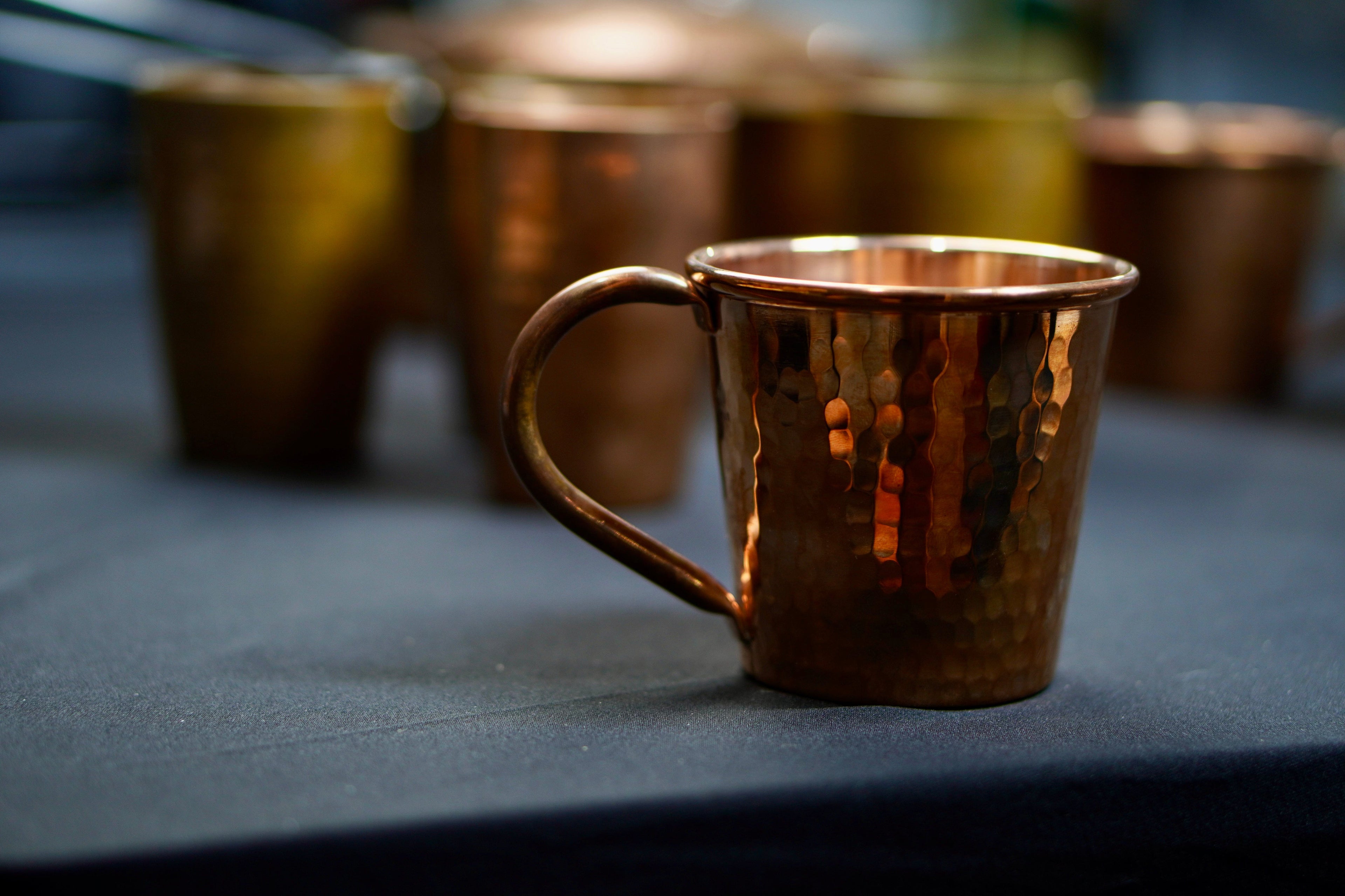 Sertodo Cups Solid Copper Mule Mug, Copper Handle, 12 oz