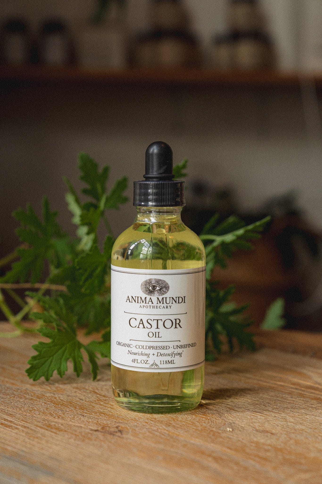 Anima Mundi Oils CASTOR OIL | Coldpressed, Unrefined - 4 fl oz