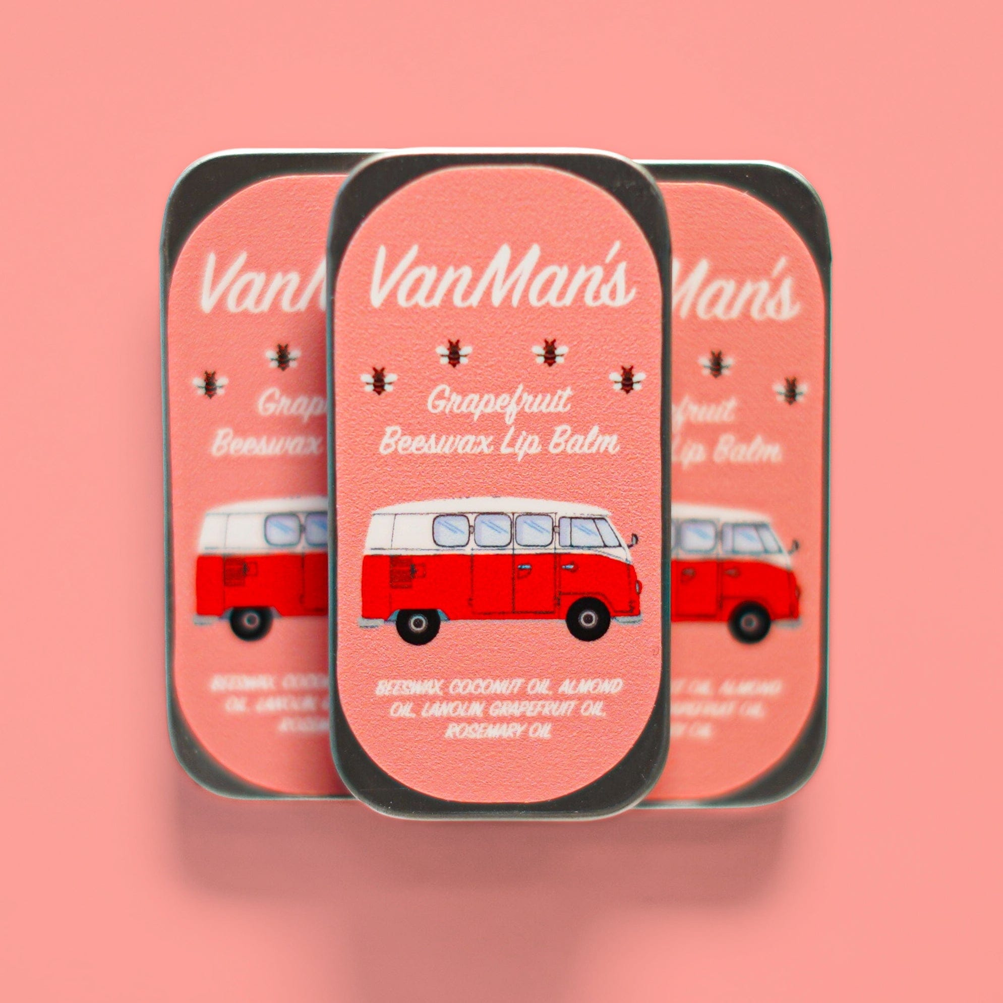 VanMan Grapefruit / Tin / 3 Pack *New* VanMan&