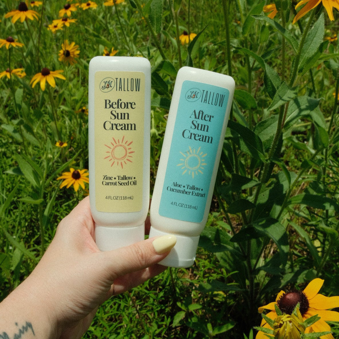 Tallow Before Sun Cream | Beef Tallow Non-Nano Zinc Oxide and Botanical Oils