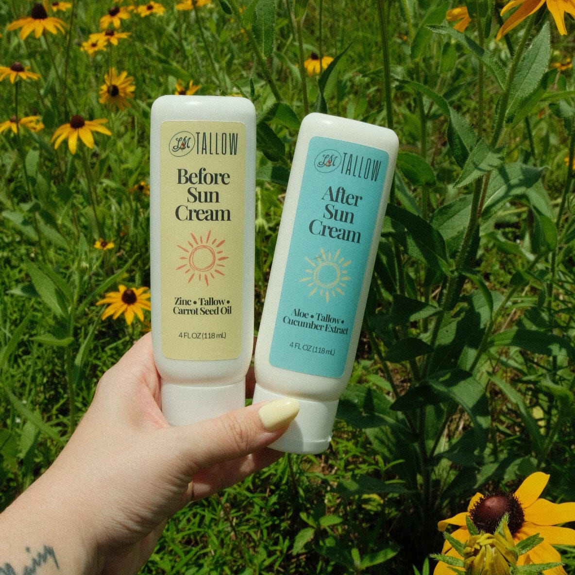 Tallow Sun Care Duo - Before & After Sun Cream - My American Goods