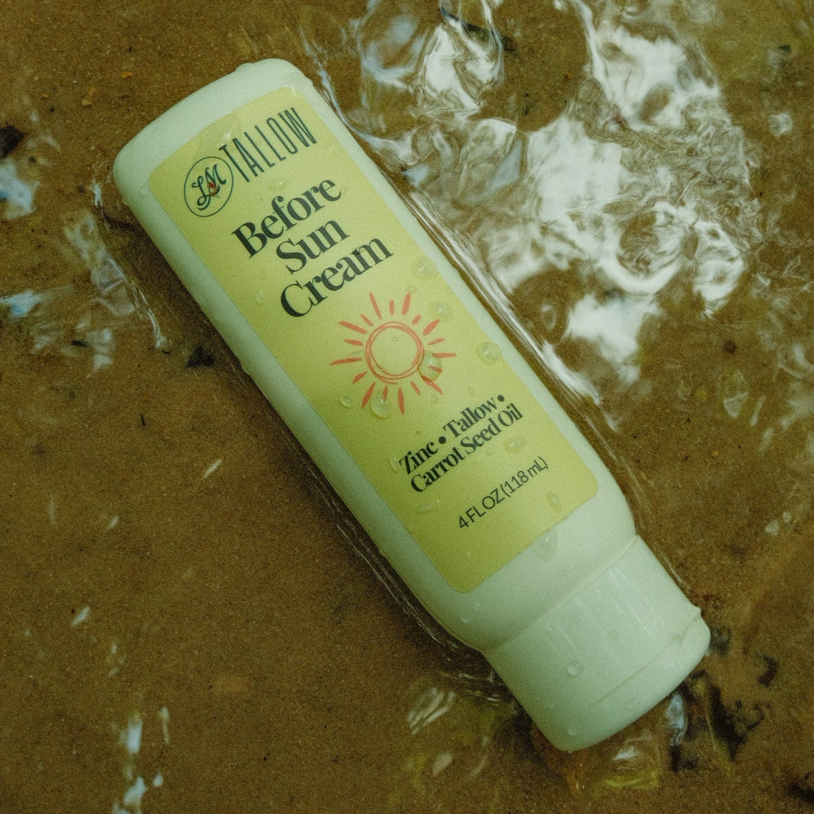 Tallow Before Sun Cream | Beef Tallow Non-Nano Zinc Oxide and Botanical Oils
